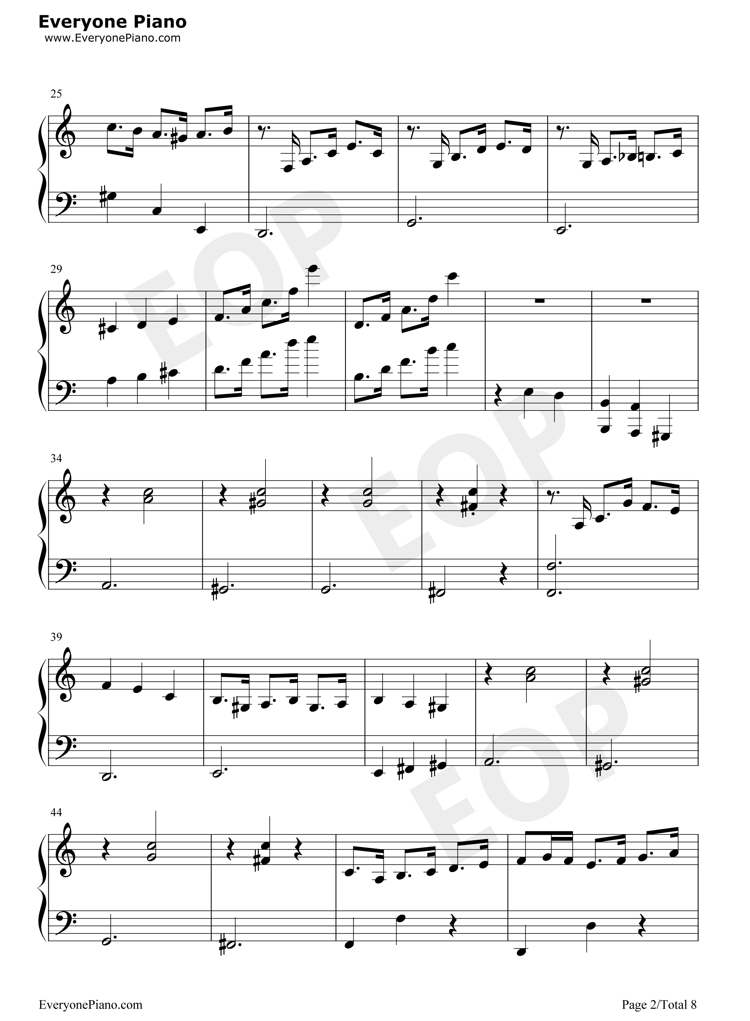 我的快乐钢琴谱_锦绣二重唱