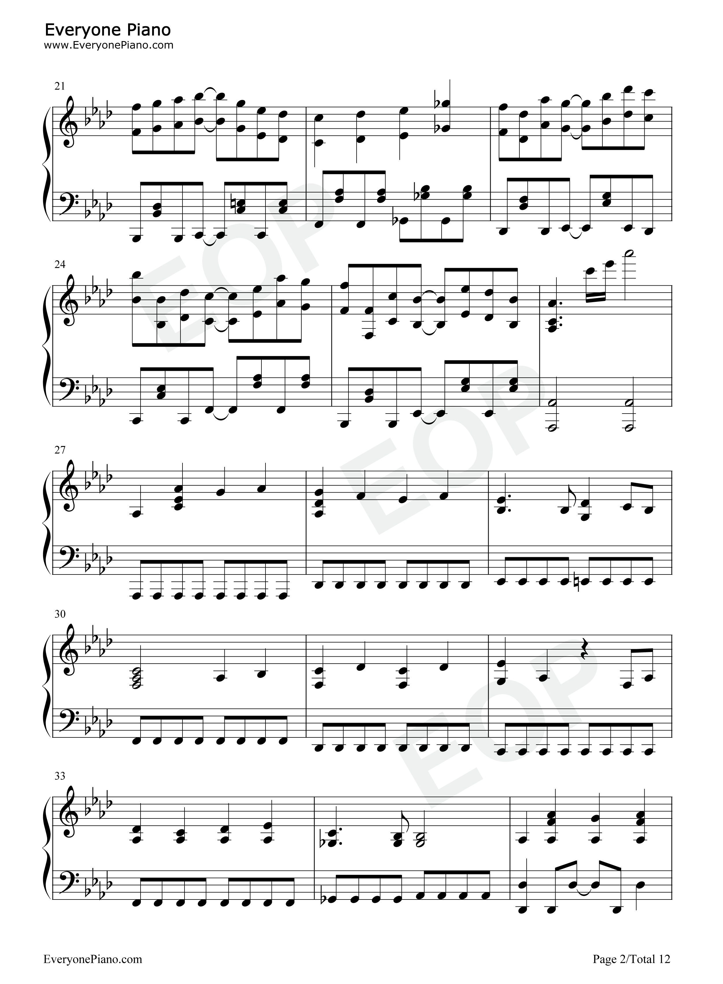 あの夢をなぞって钢琴谱_YOASOBI