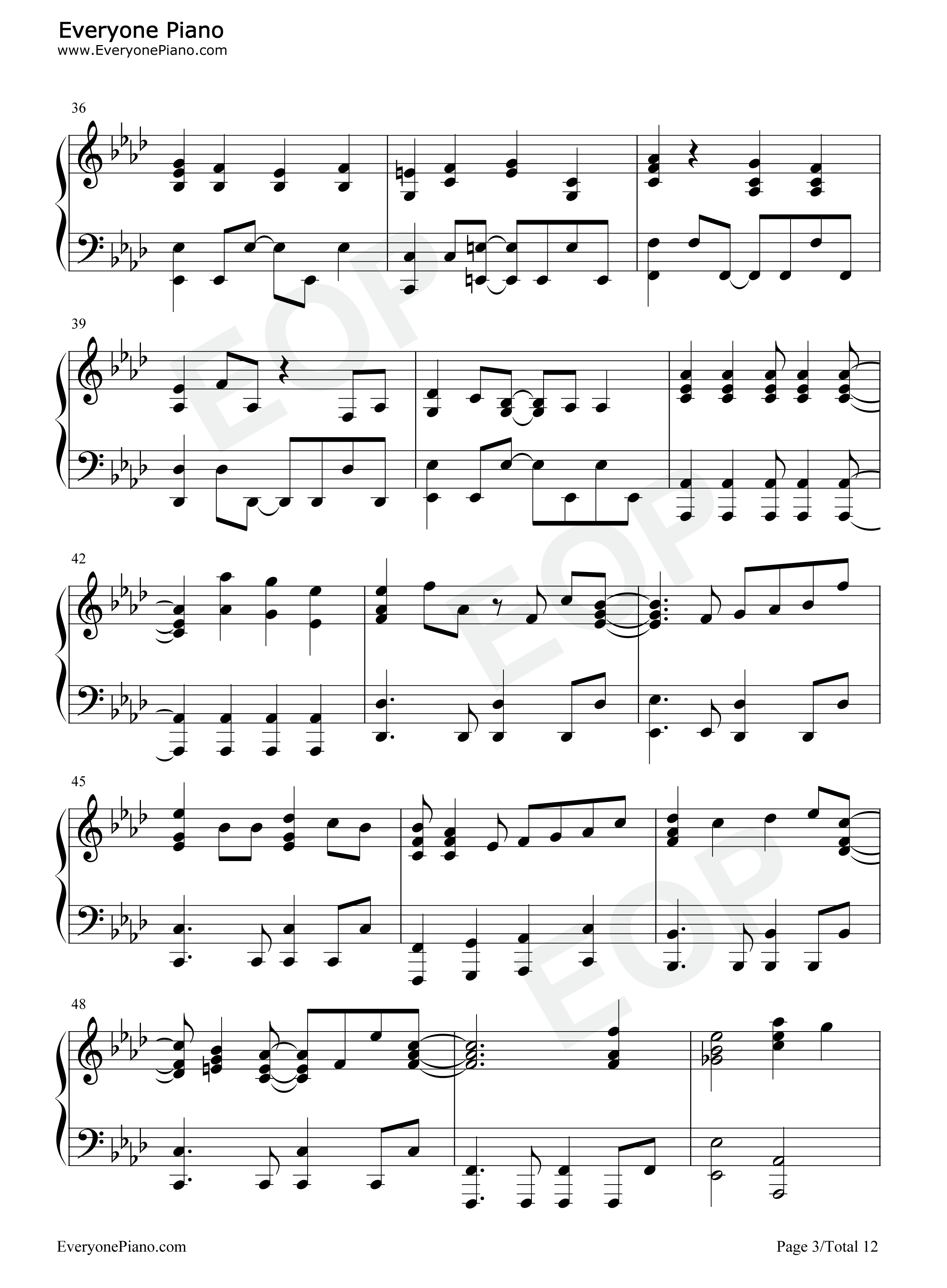 あの夢をなぞって钢琴谱_YOASOBI