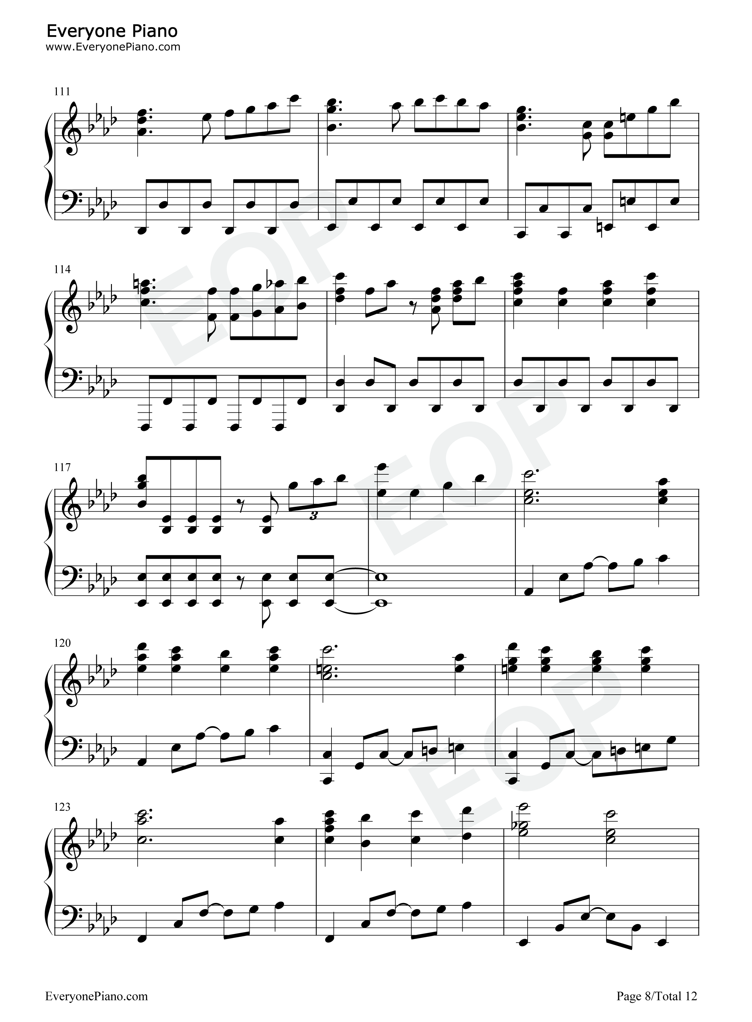 あの夢をなぞって钢琴谱_YOASOBI