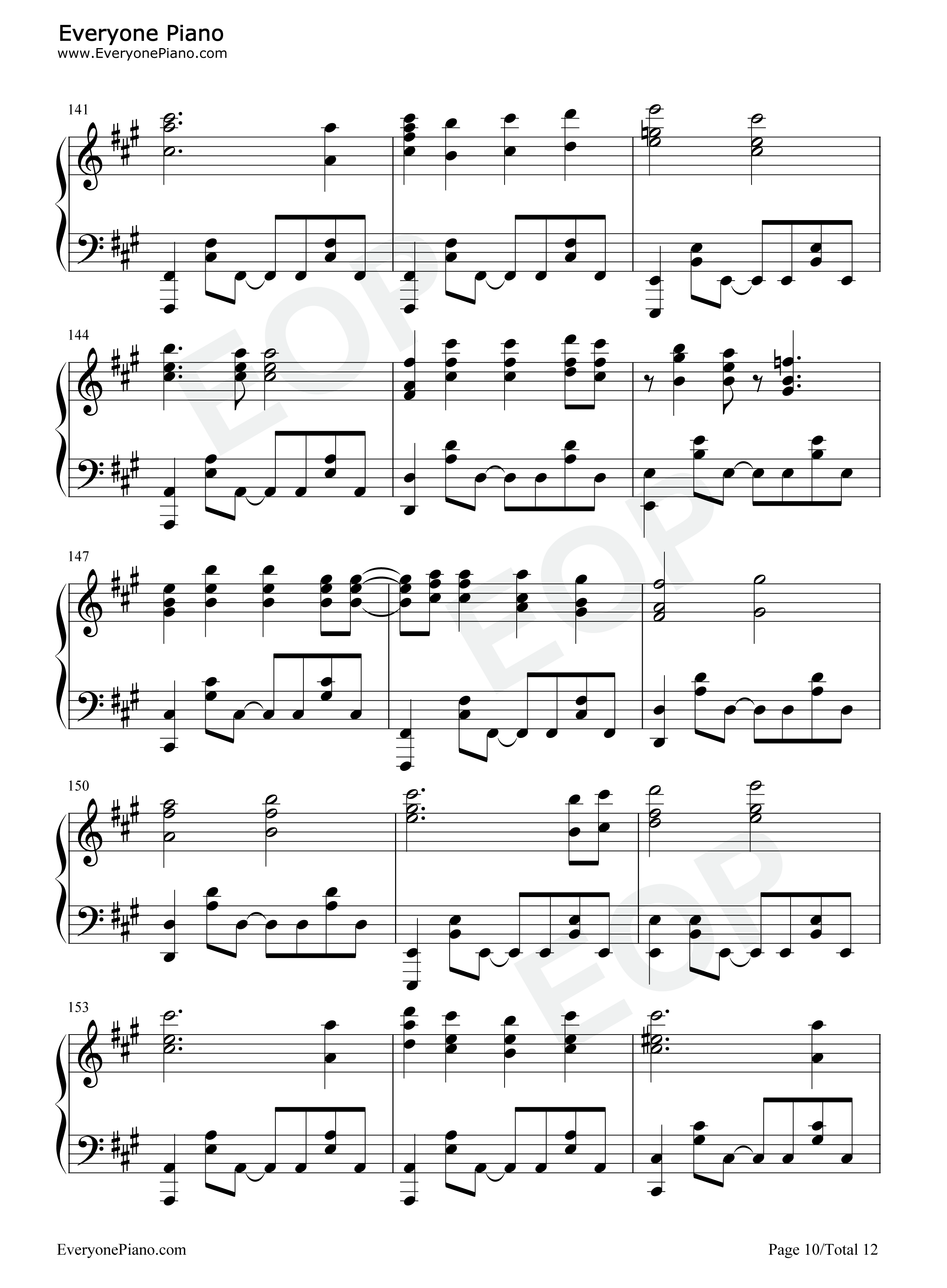 あの夢をなぞって钢琴谱_YOASOBI