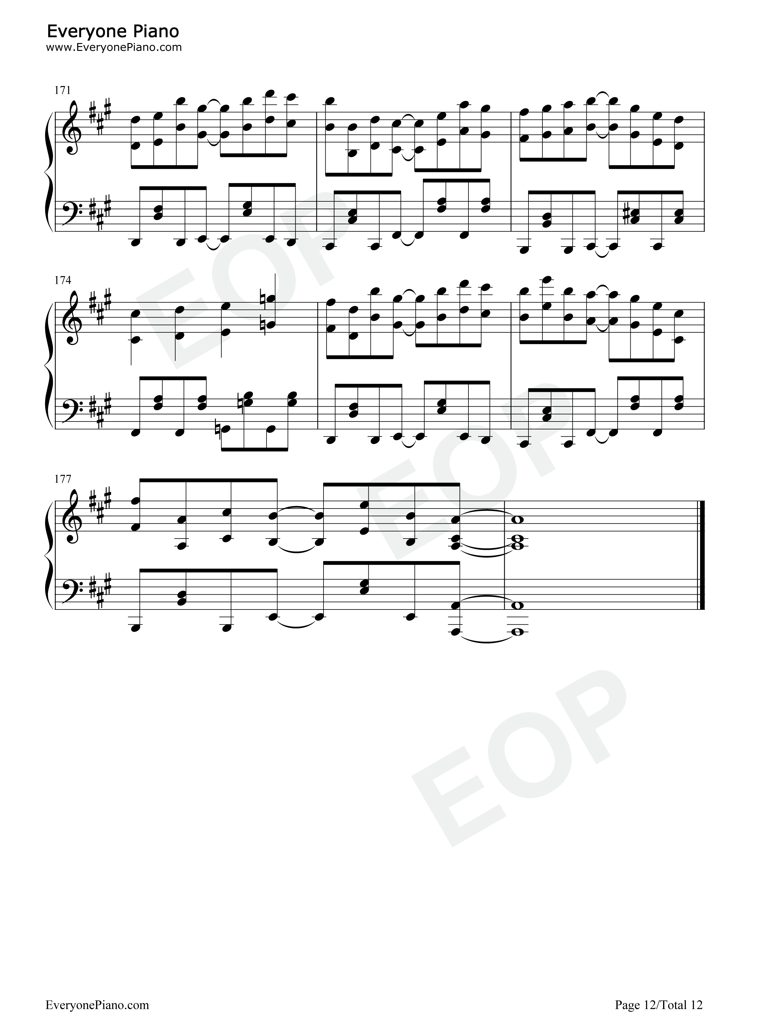 あの夢をなぞって钢琴谱_YOASOBI