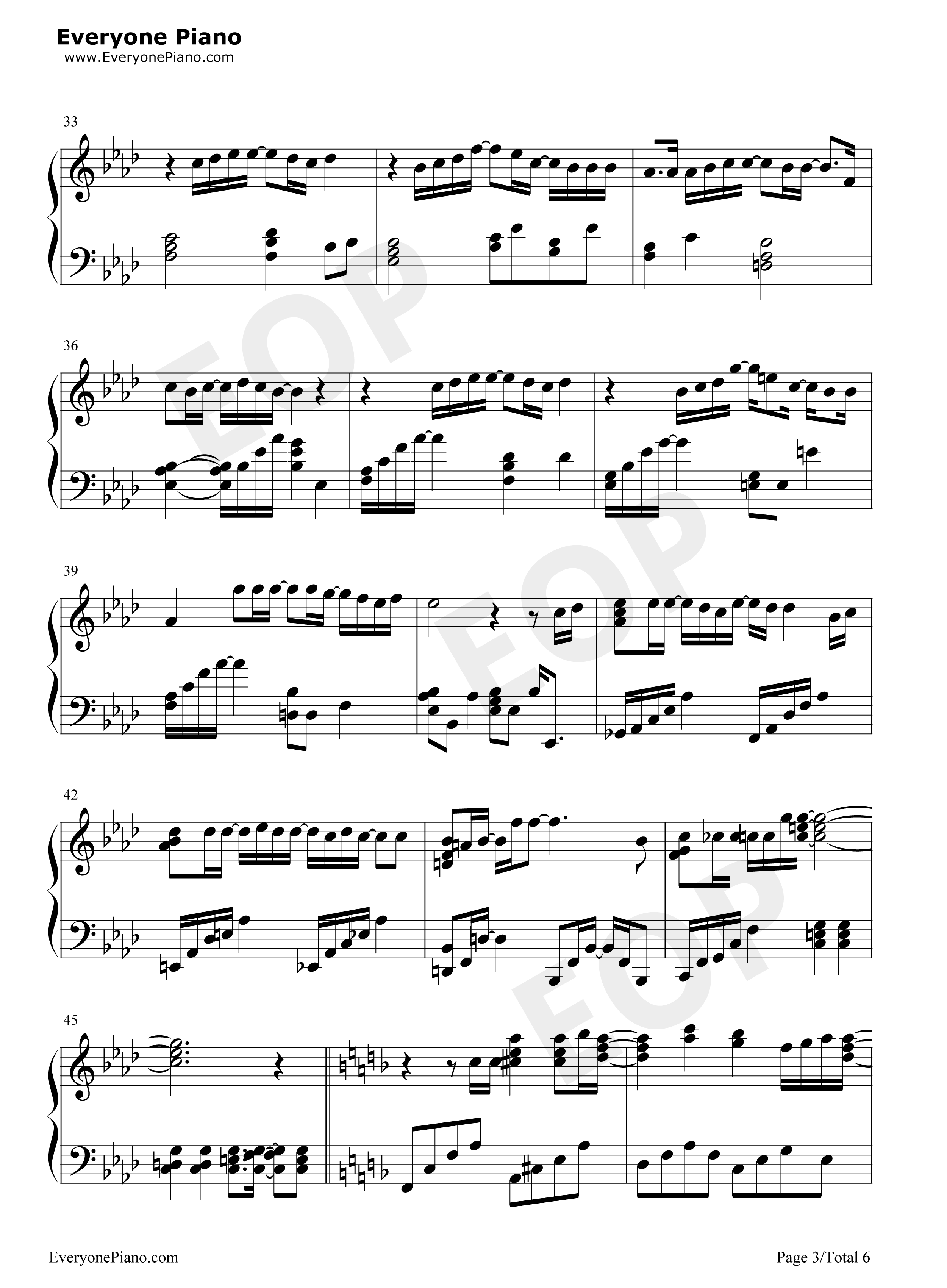 Like_a_star_in_the_night钢琴谱_仓木麻衣