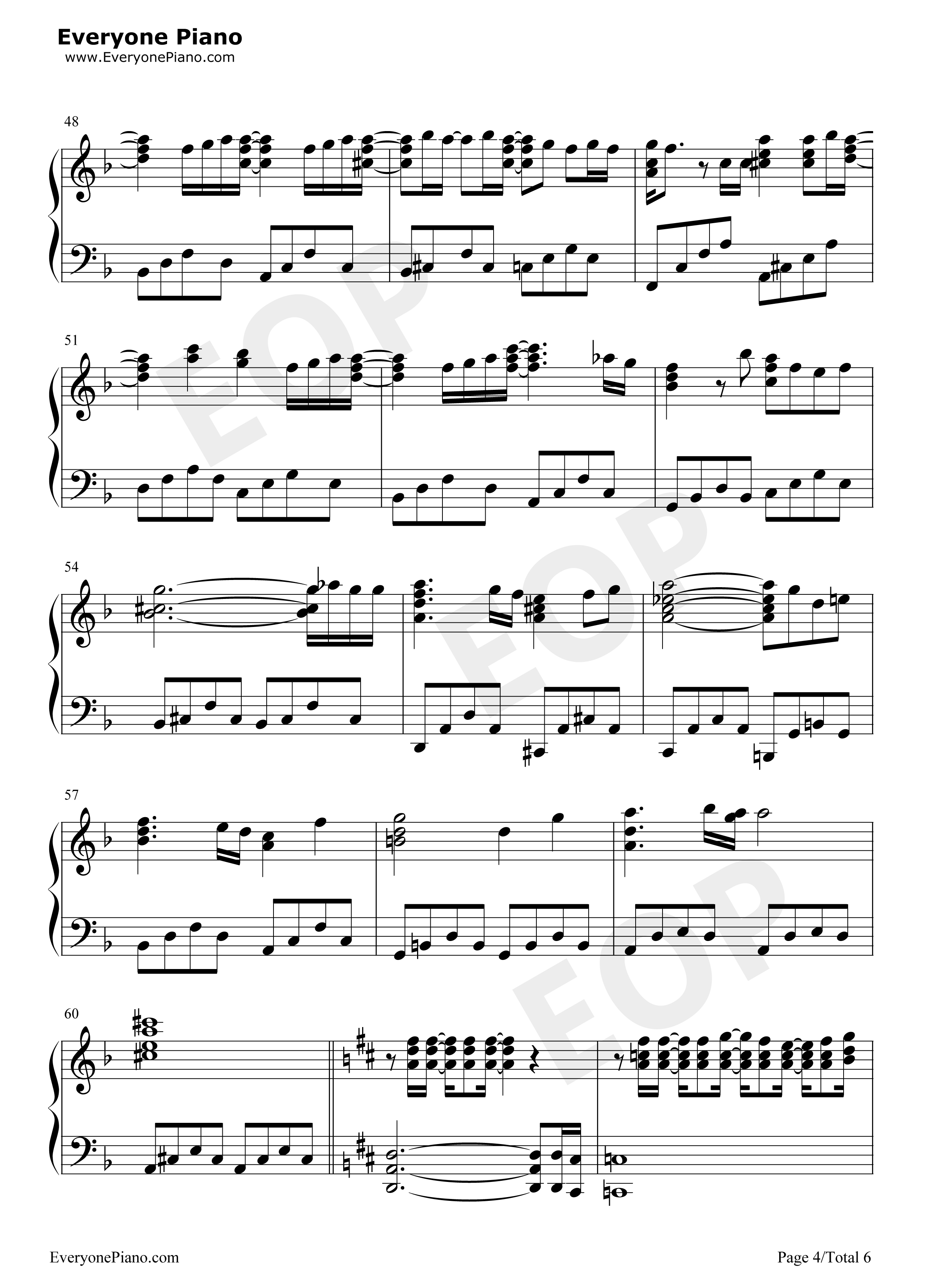 Like_a_star_in_the_night钢琴谱_仓木麻衣