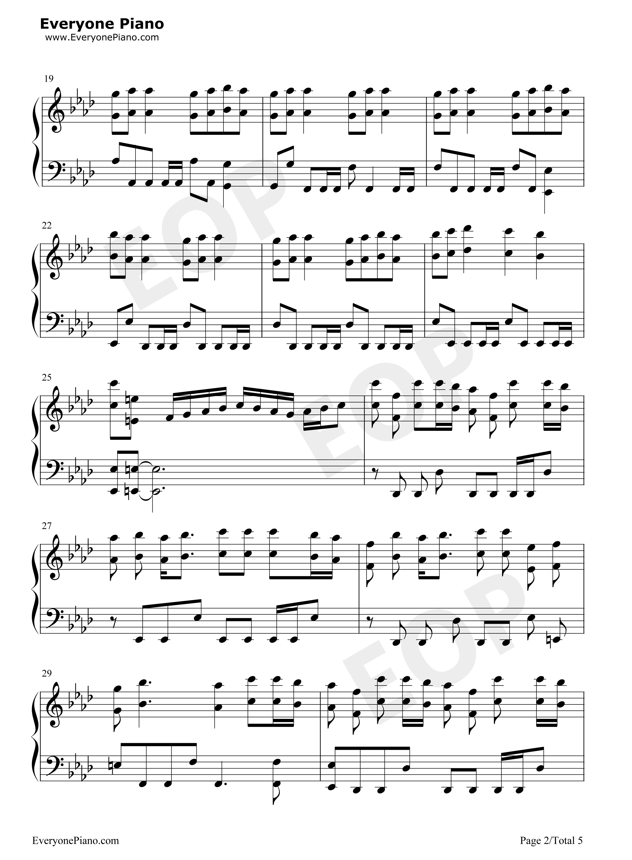 Prisoner_Of_Love钢琴谱_宇多田光_宇多田ヒカル