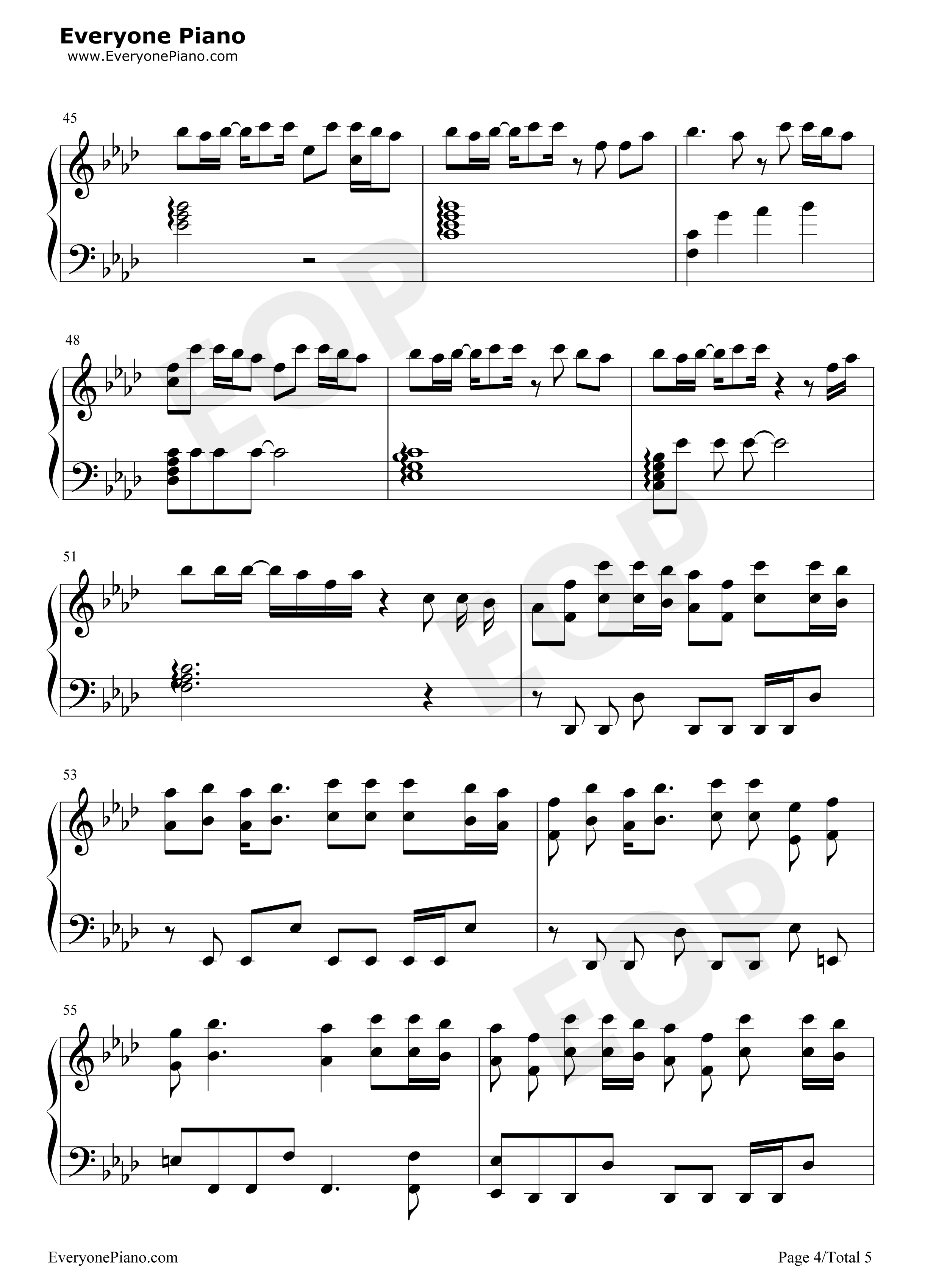 Prisoner_Of_Love钢琴谱_宇多田光_宇多田ヒカル