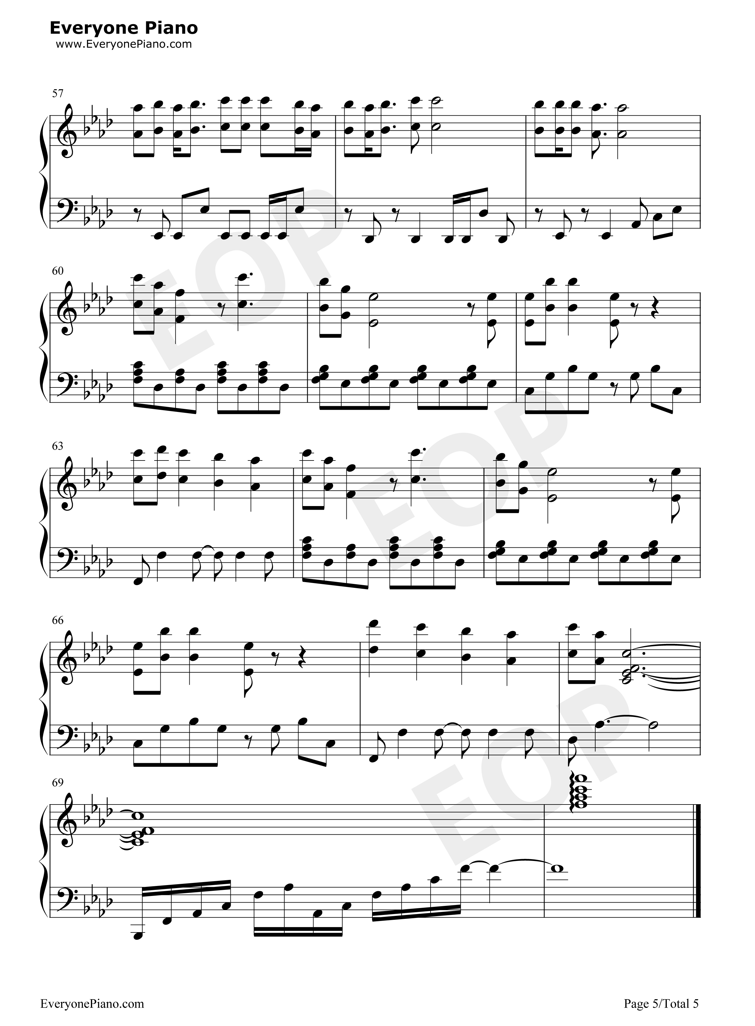 Prisoner_Of_Love钢琴谱_宇多田光_宇多田ヒカル