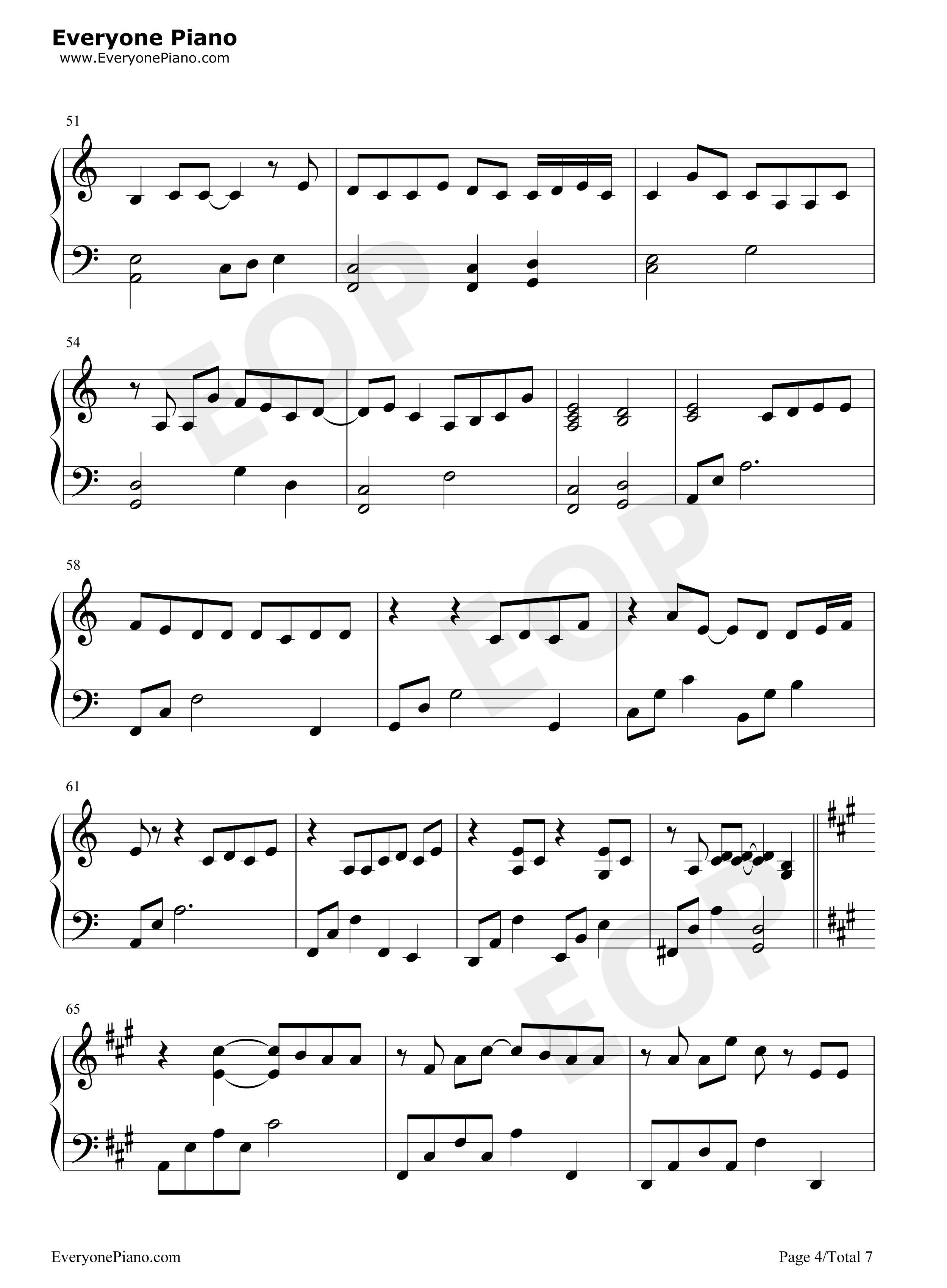 Eternally钢琴谱_宇多田光__宇多田ヒカル