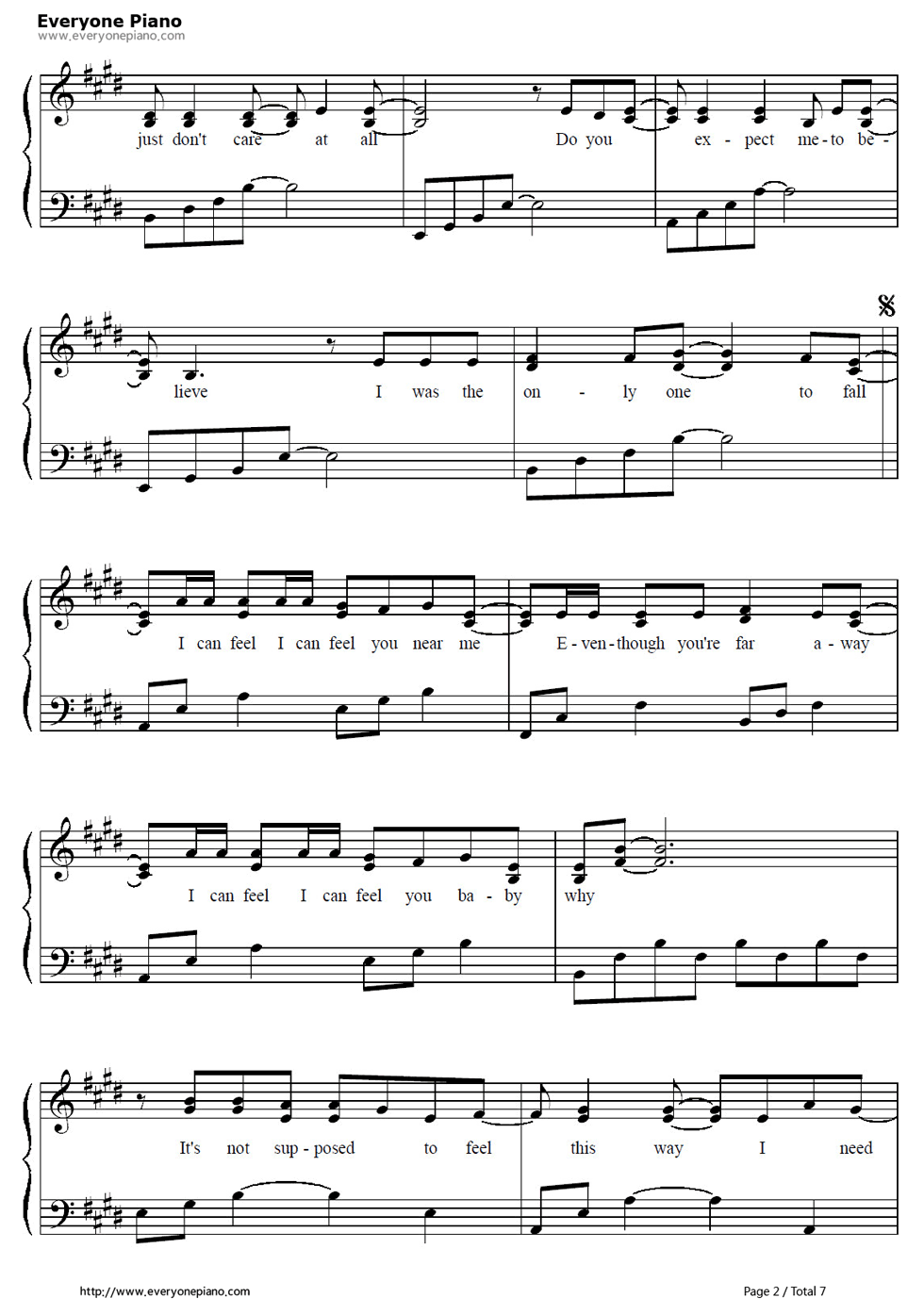 Why钢琴谱_艾薇儿