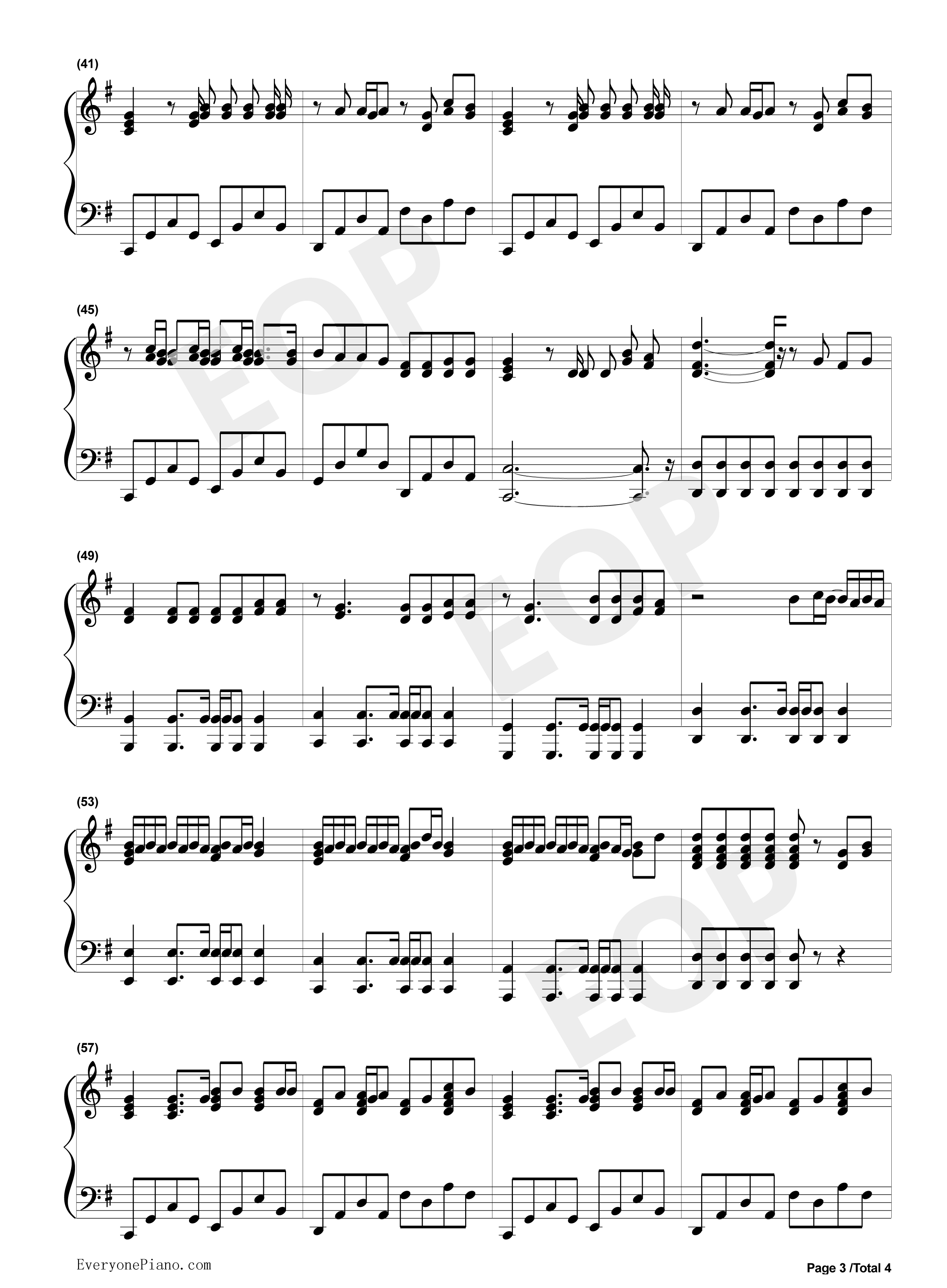 When_You're_Gone钢琴谱_艾薇儿__Avril_Lavigne