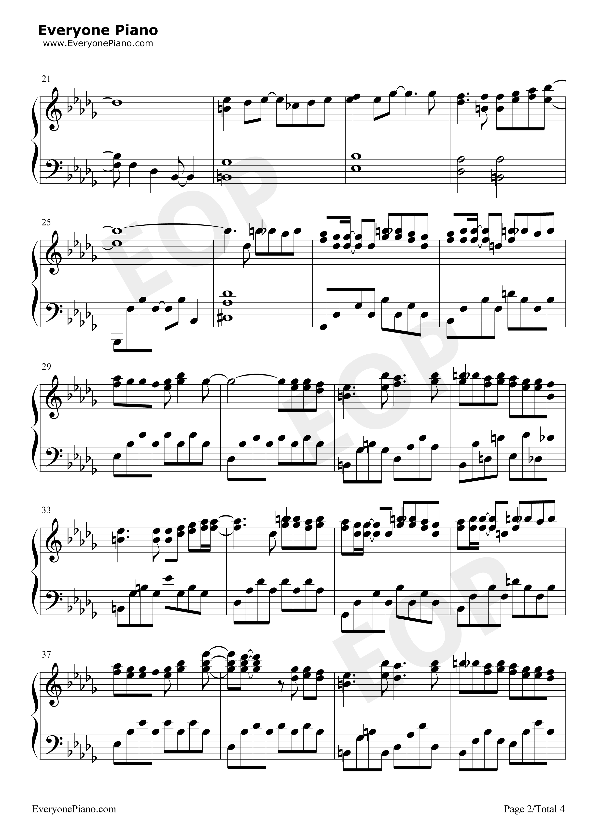 瞳のこたえ（血色之瞳的未来）钢琴谱_Noria