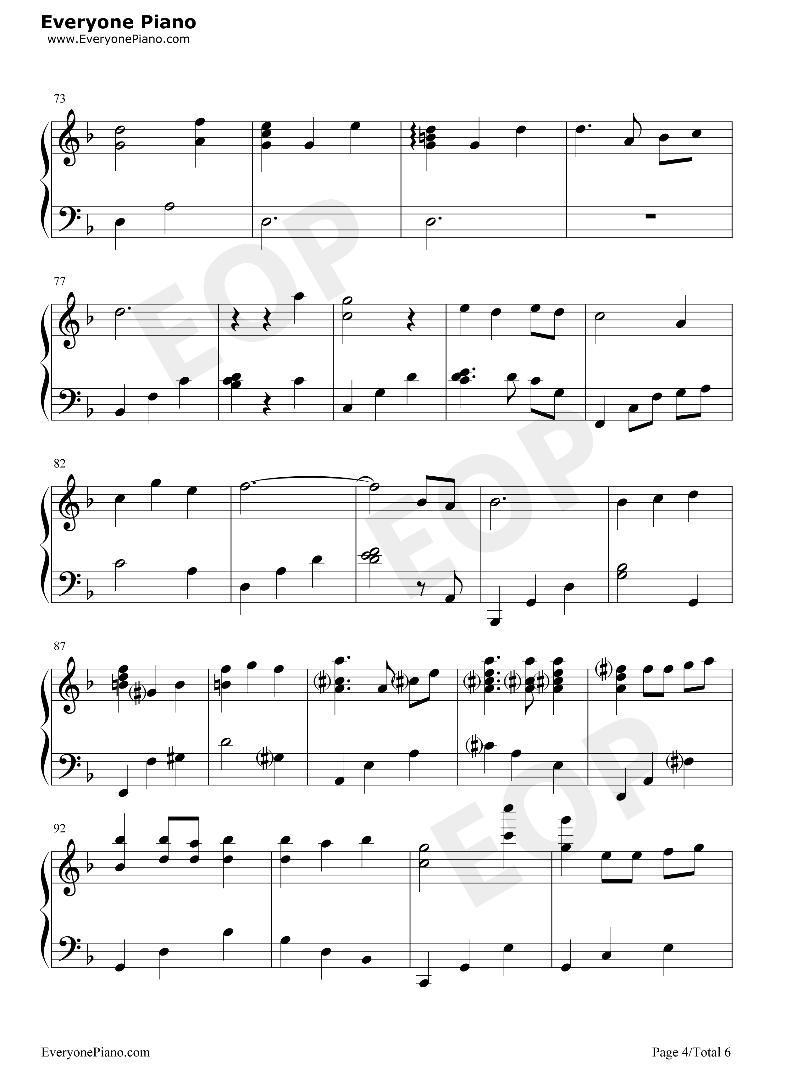 ゆめ_みつけた钢琴谱_林原めぐみ_林原惠_　こおろぎさとみ　兴梠里美