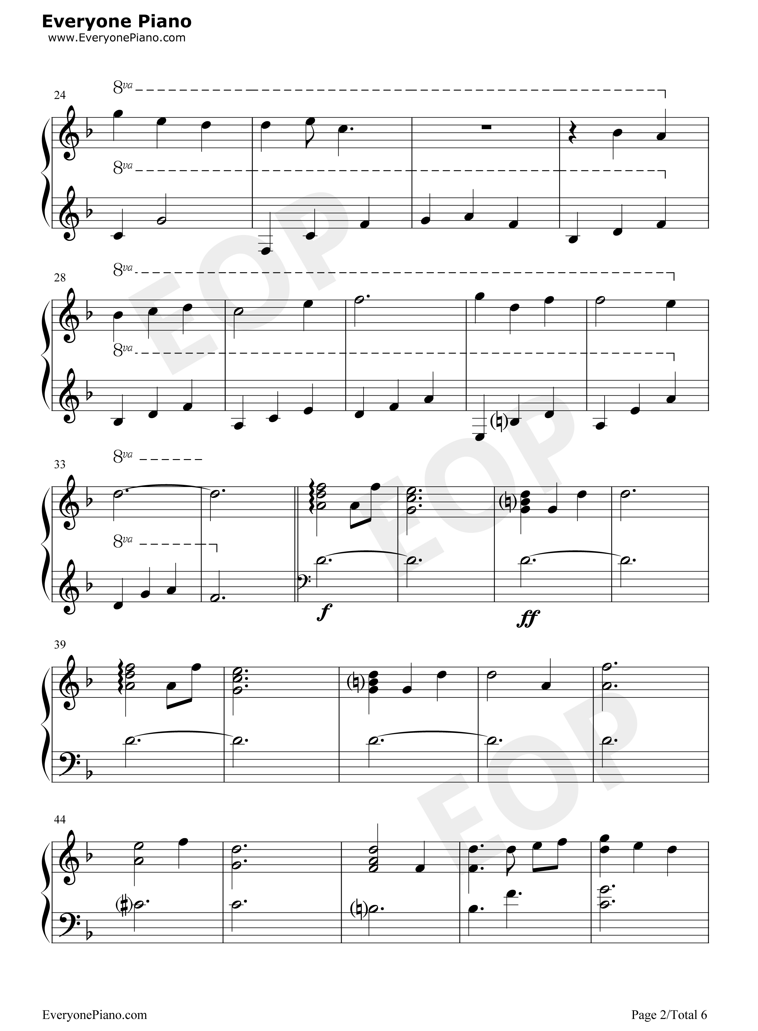 ゆめ_みつけた钢琴谱_林原めぐみ_林原惠_　こおろぎさとみ　兴梠里美