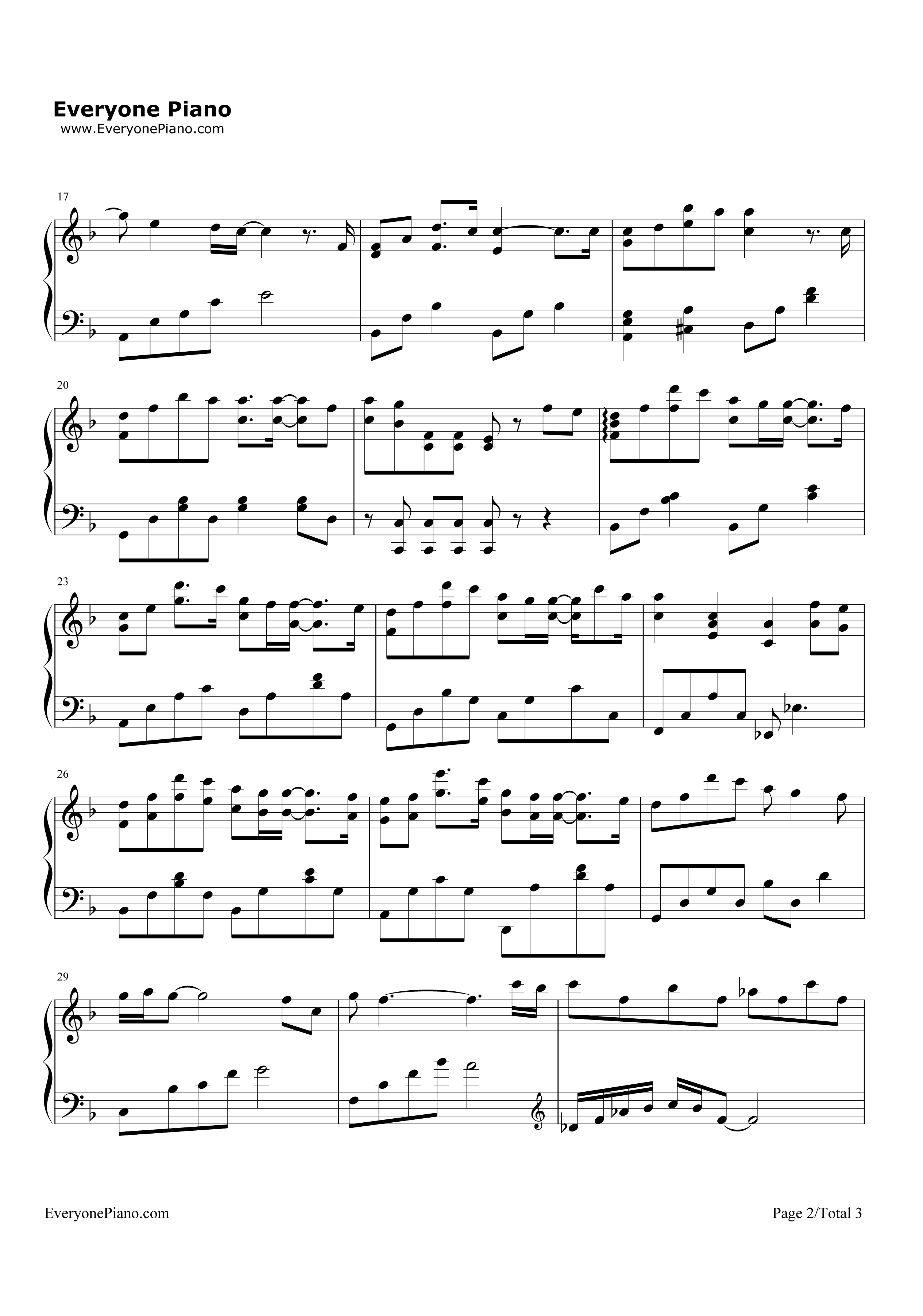 说不出口钢琴谱_刘涛