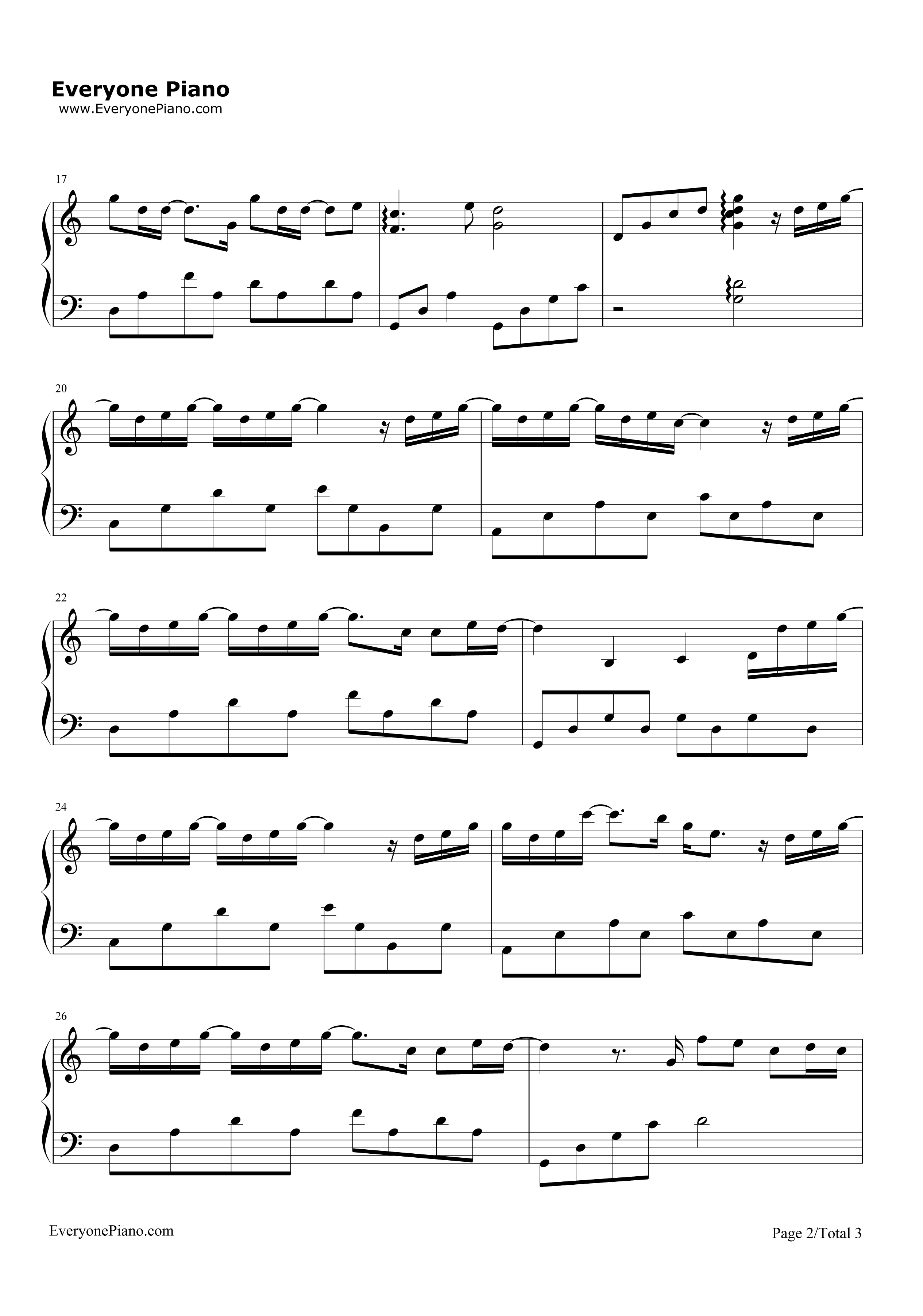 原谅我钢琴谱_刘德华