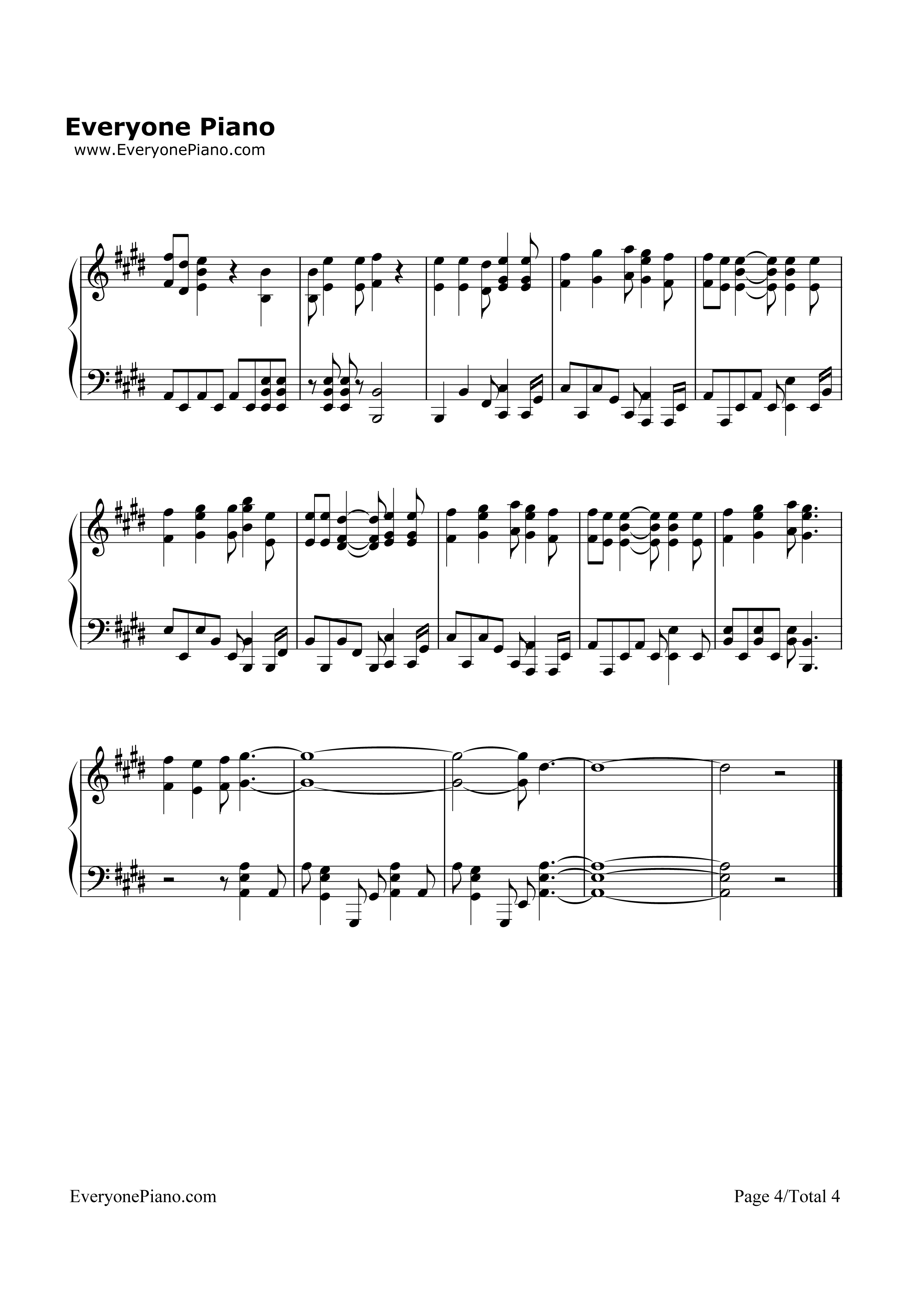 Outgrow钢琴谱_Gero