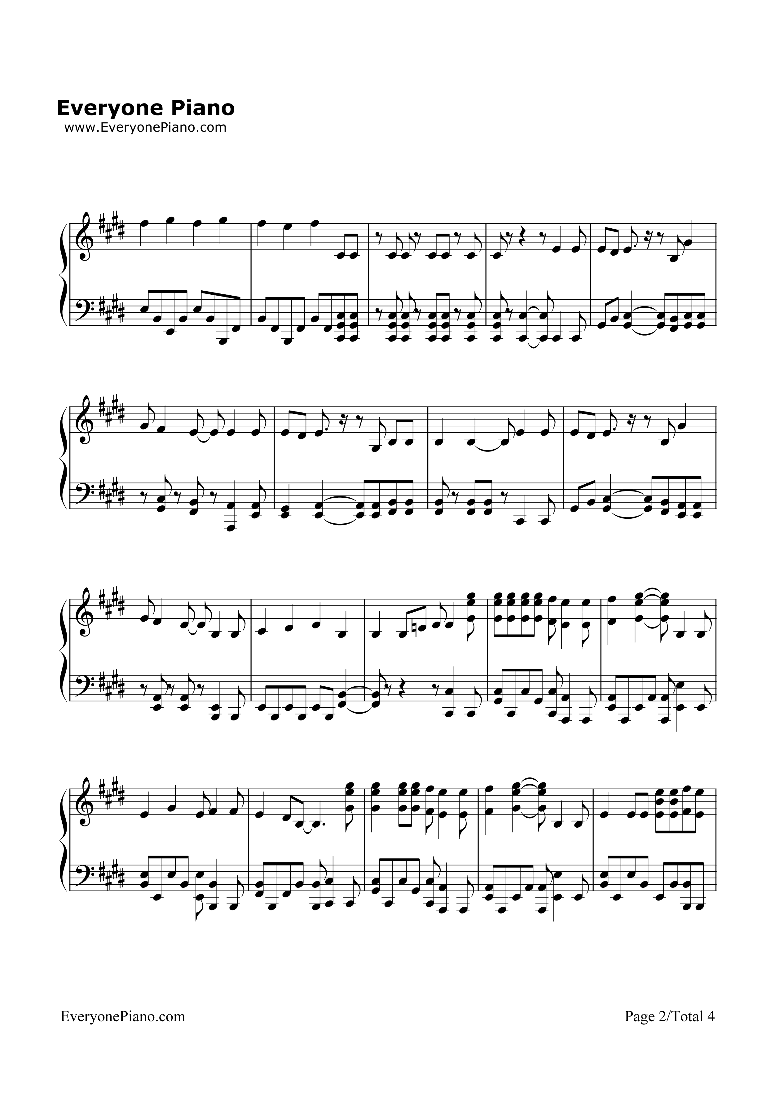 Outgrow钢琴谱_Gero