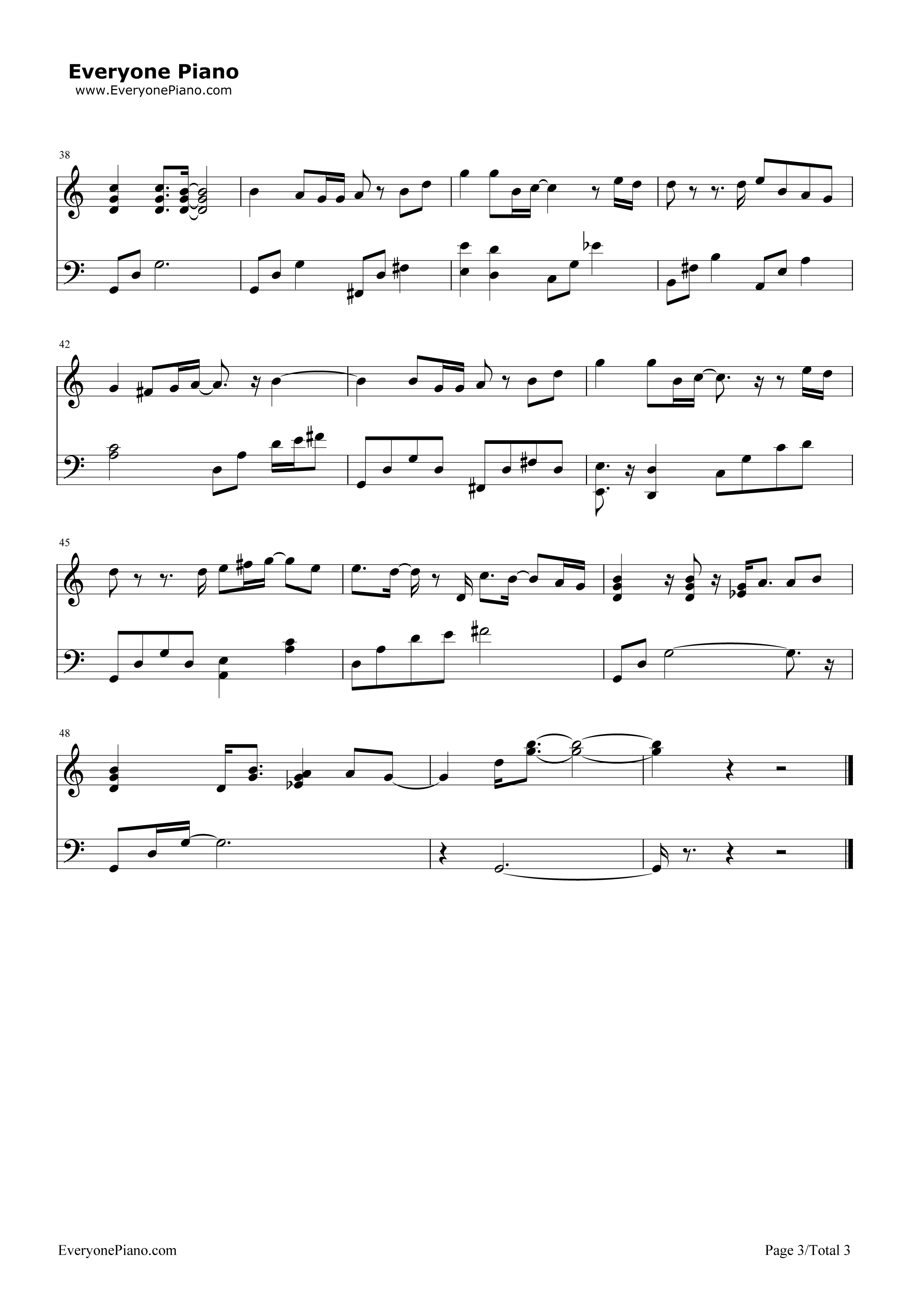 陪你左右钢琴谱_祖峰