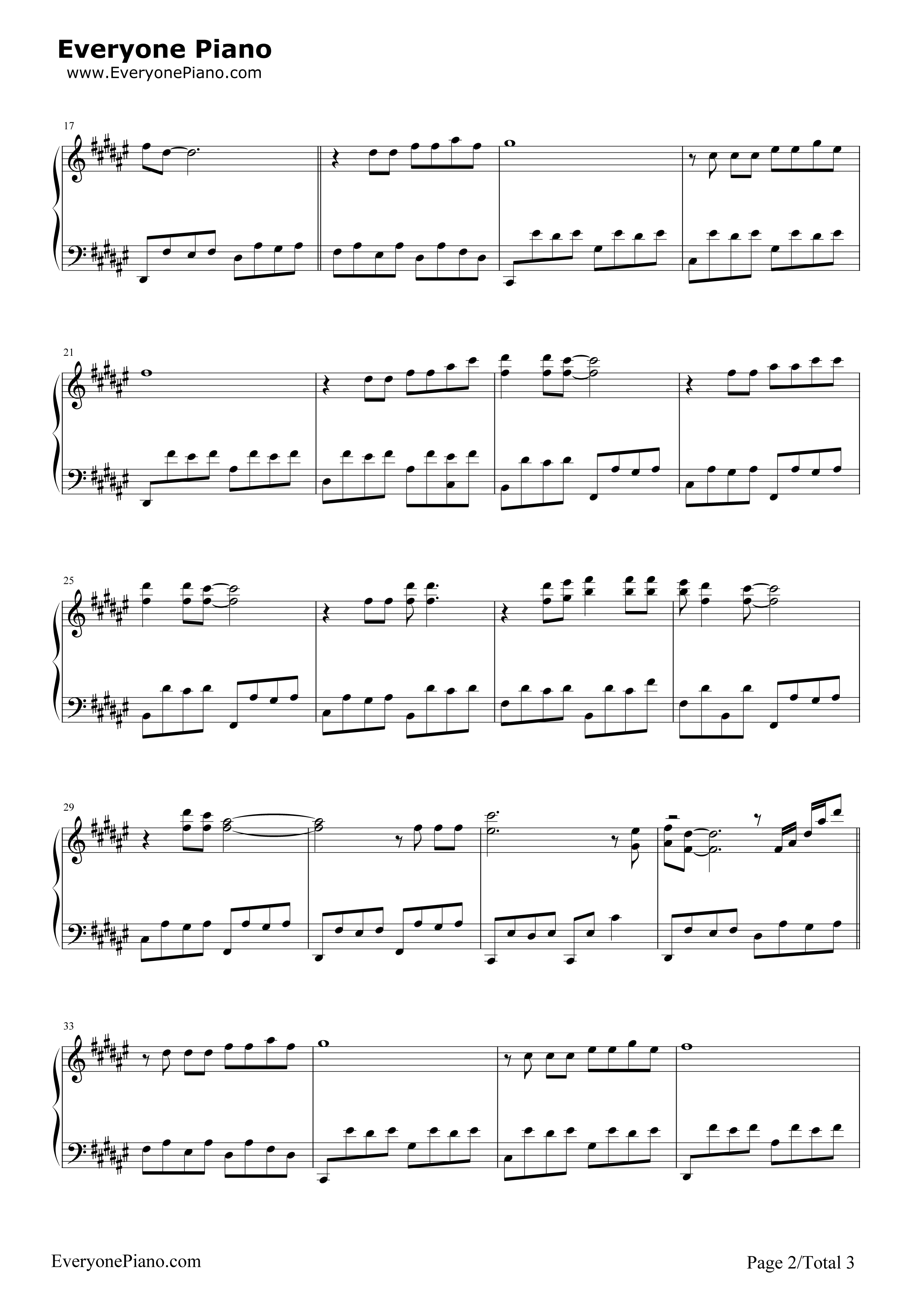 The_Sound_of_Silence钢琴谱_Simon_&_Garfunkel