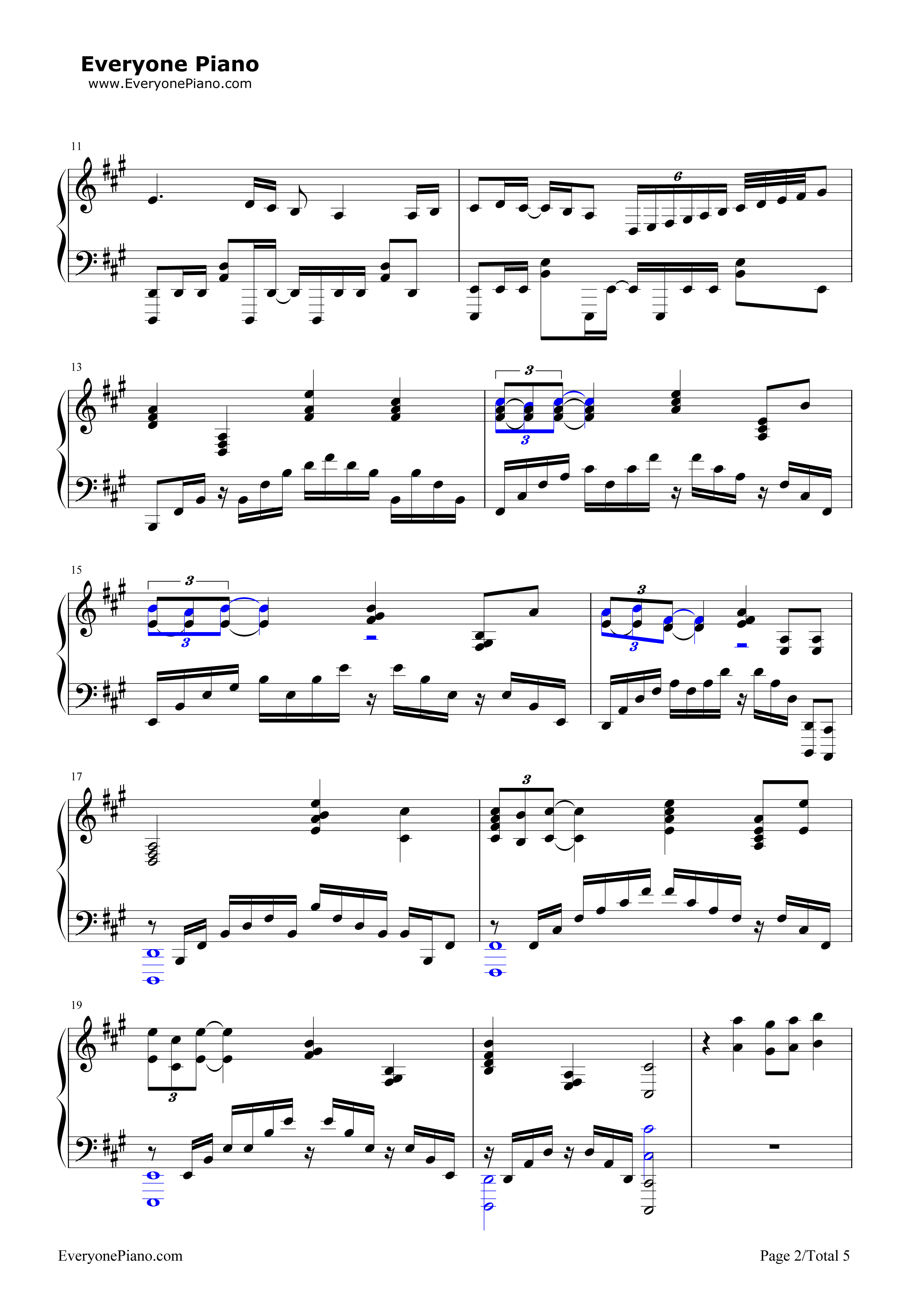 ninelie钢琴谱_Aimer_and_chelly