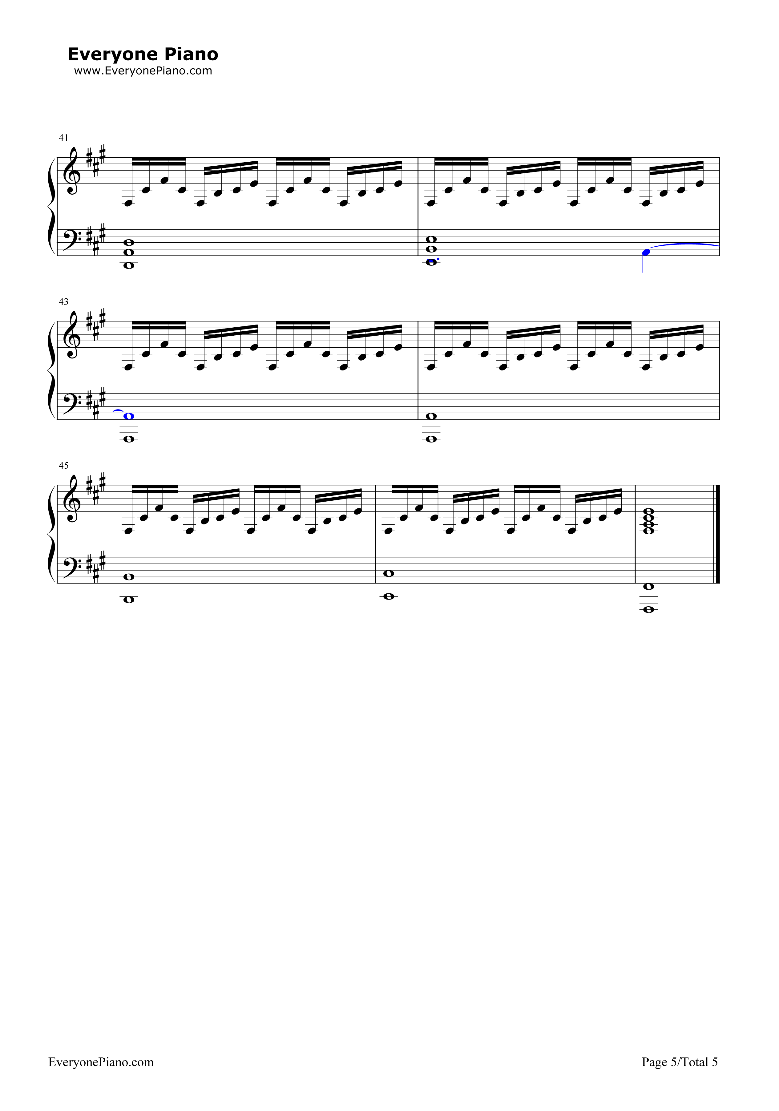 ninelie钢琴谱_Aimer_and_chelly