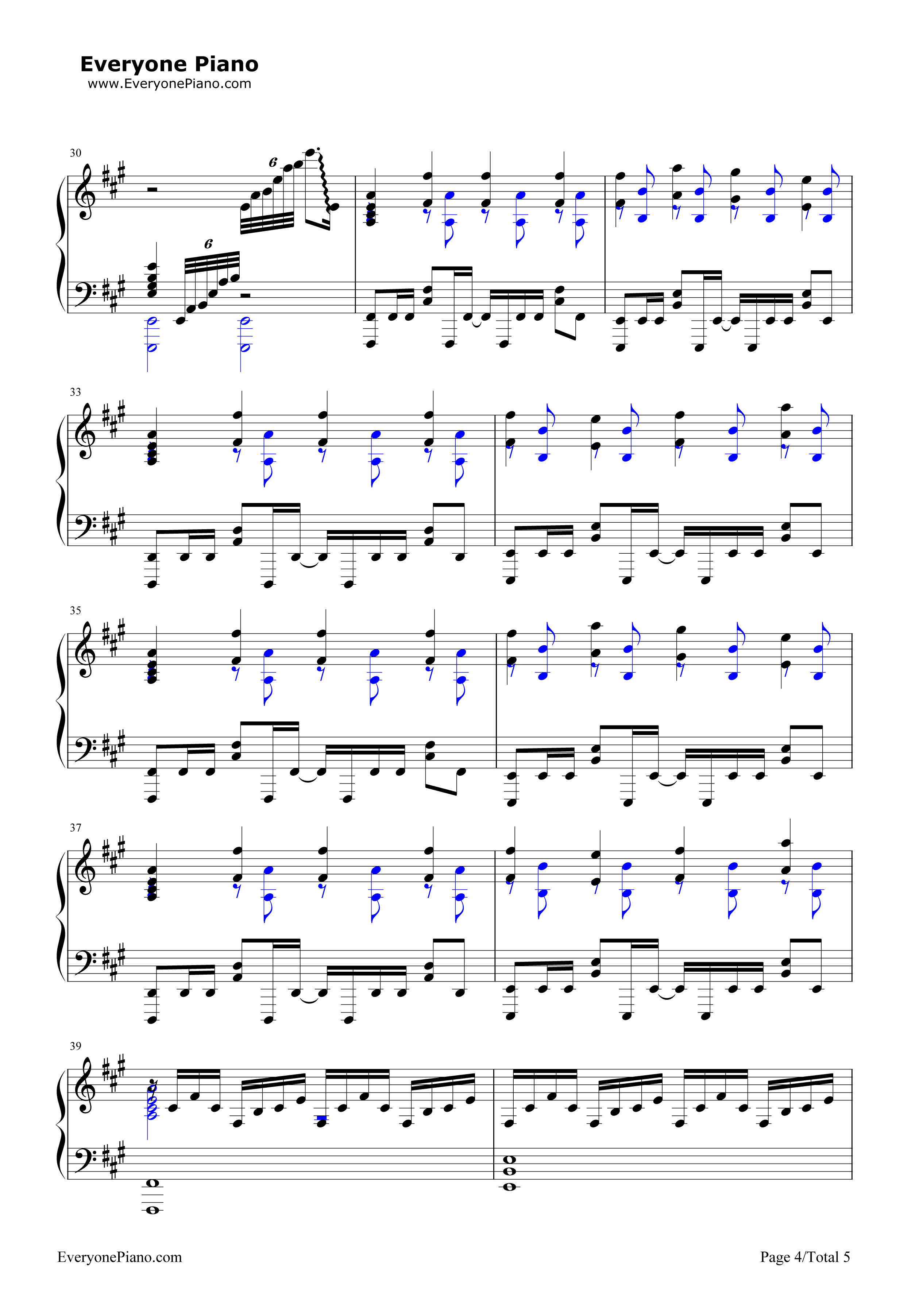 ninelie钢琴谱_Aimer_and_chelly