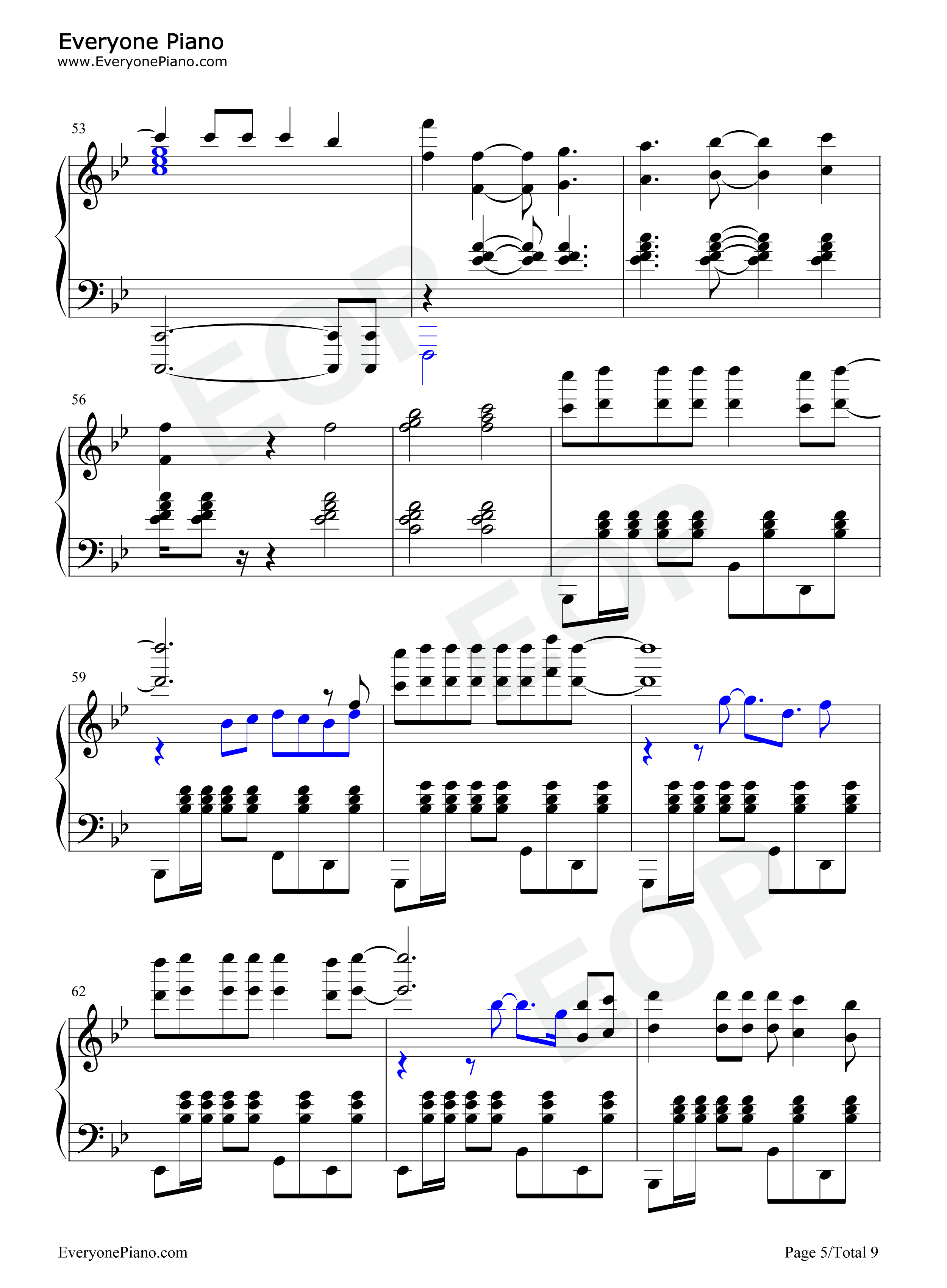 我的未来不是梦钢琴谱_张雨生