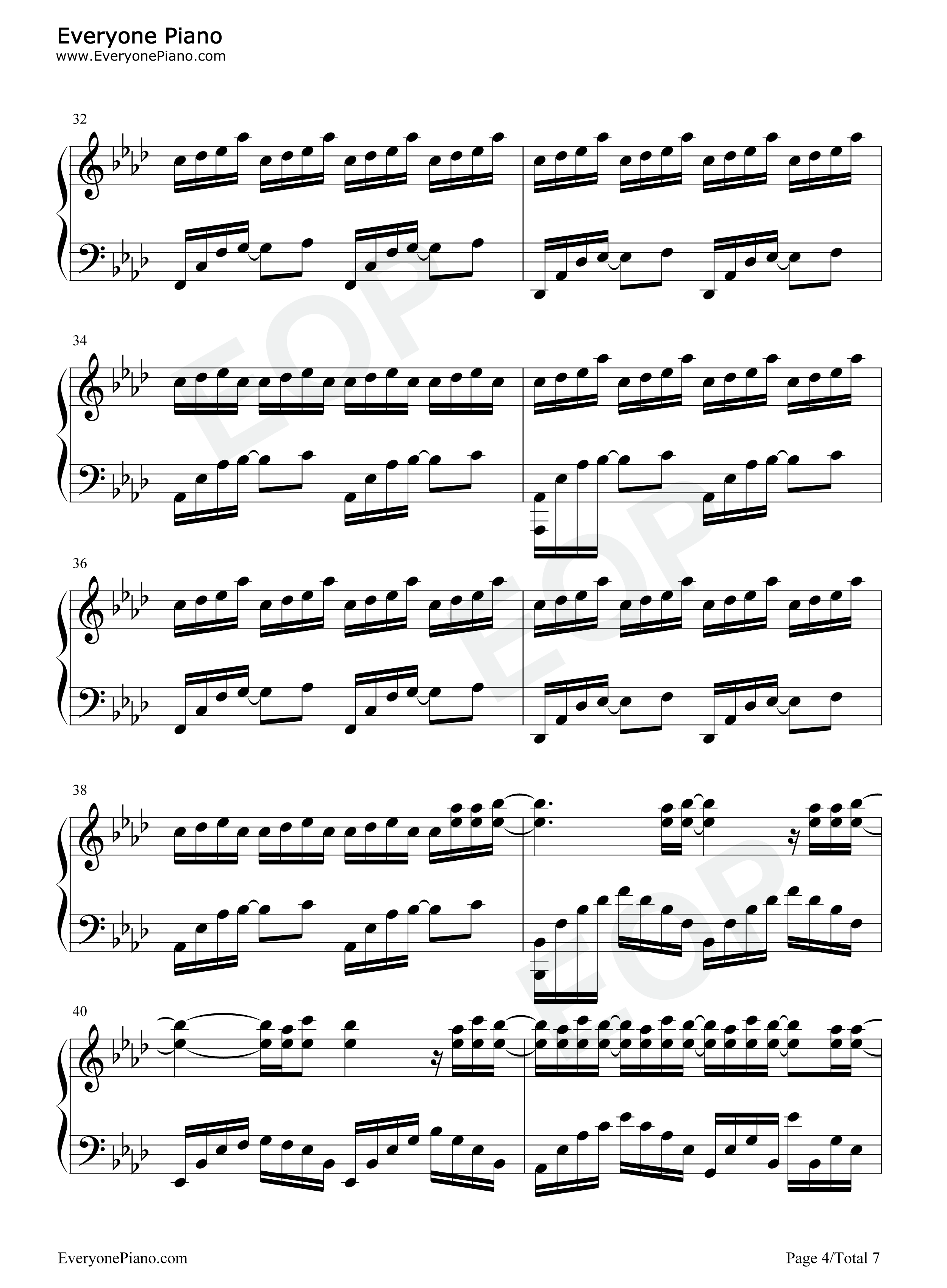 光亮钢琴谱_周深