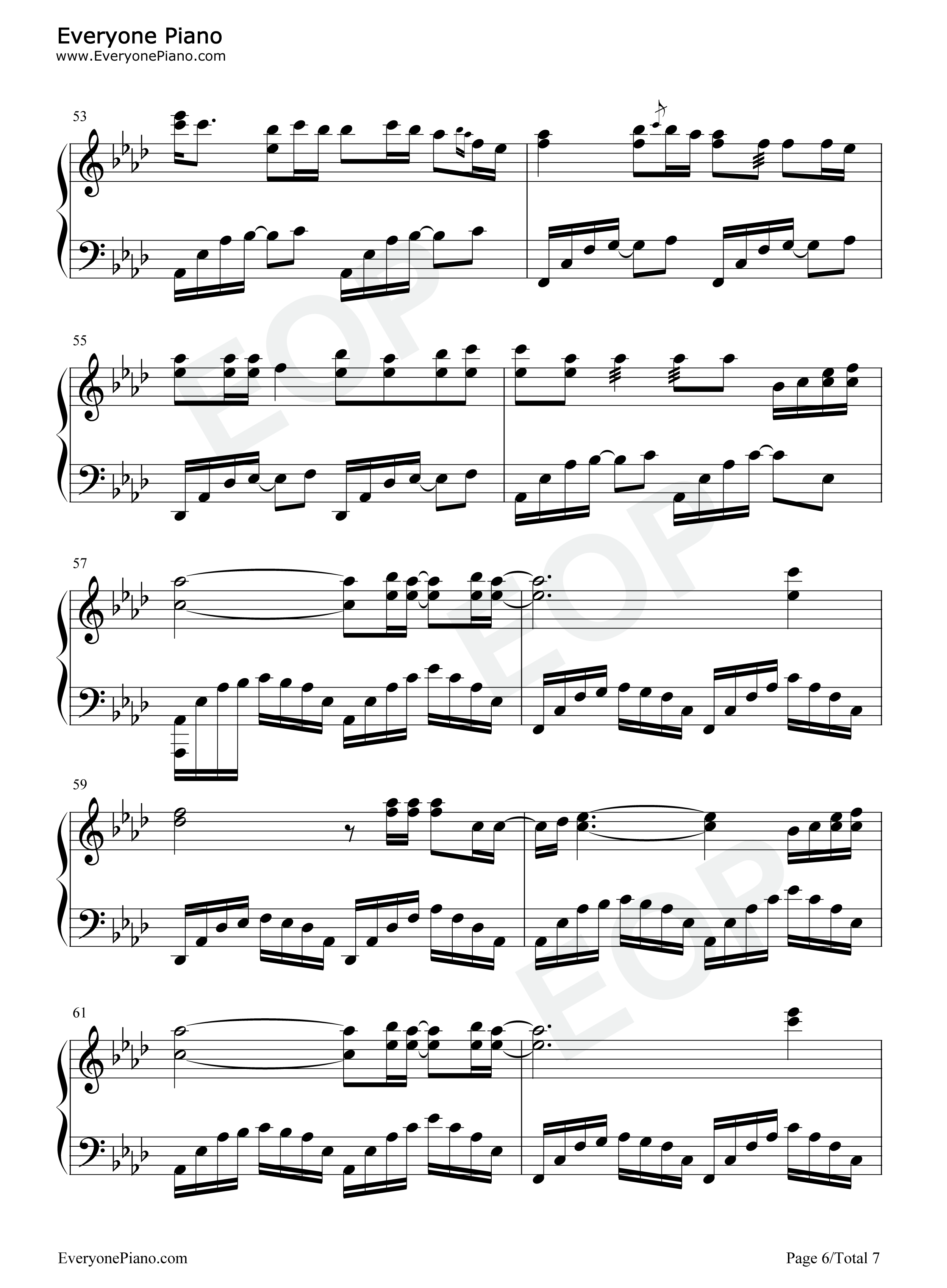 光亮钢琴谱_周深