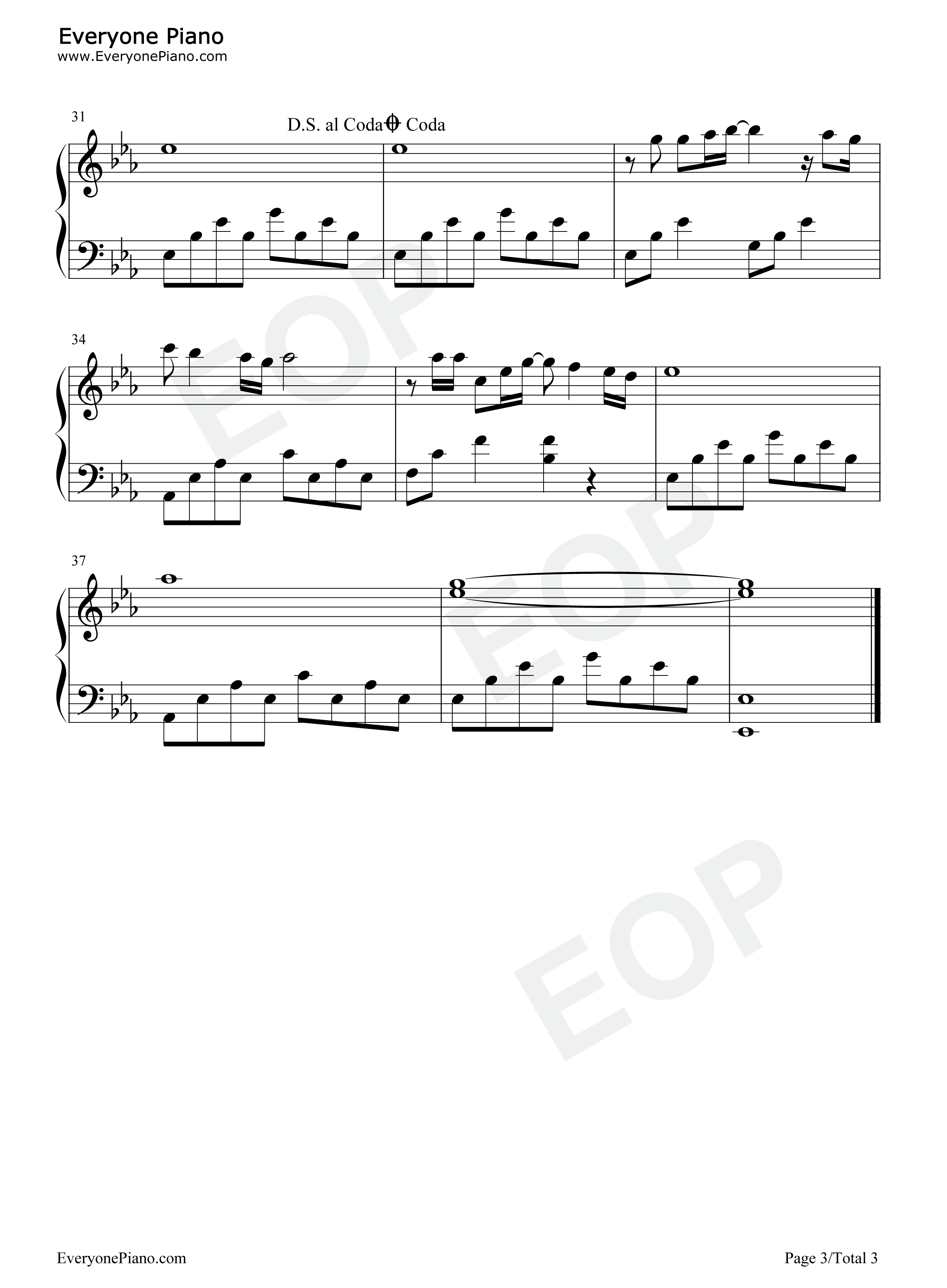 天天想你钢琴谱_张雨生