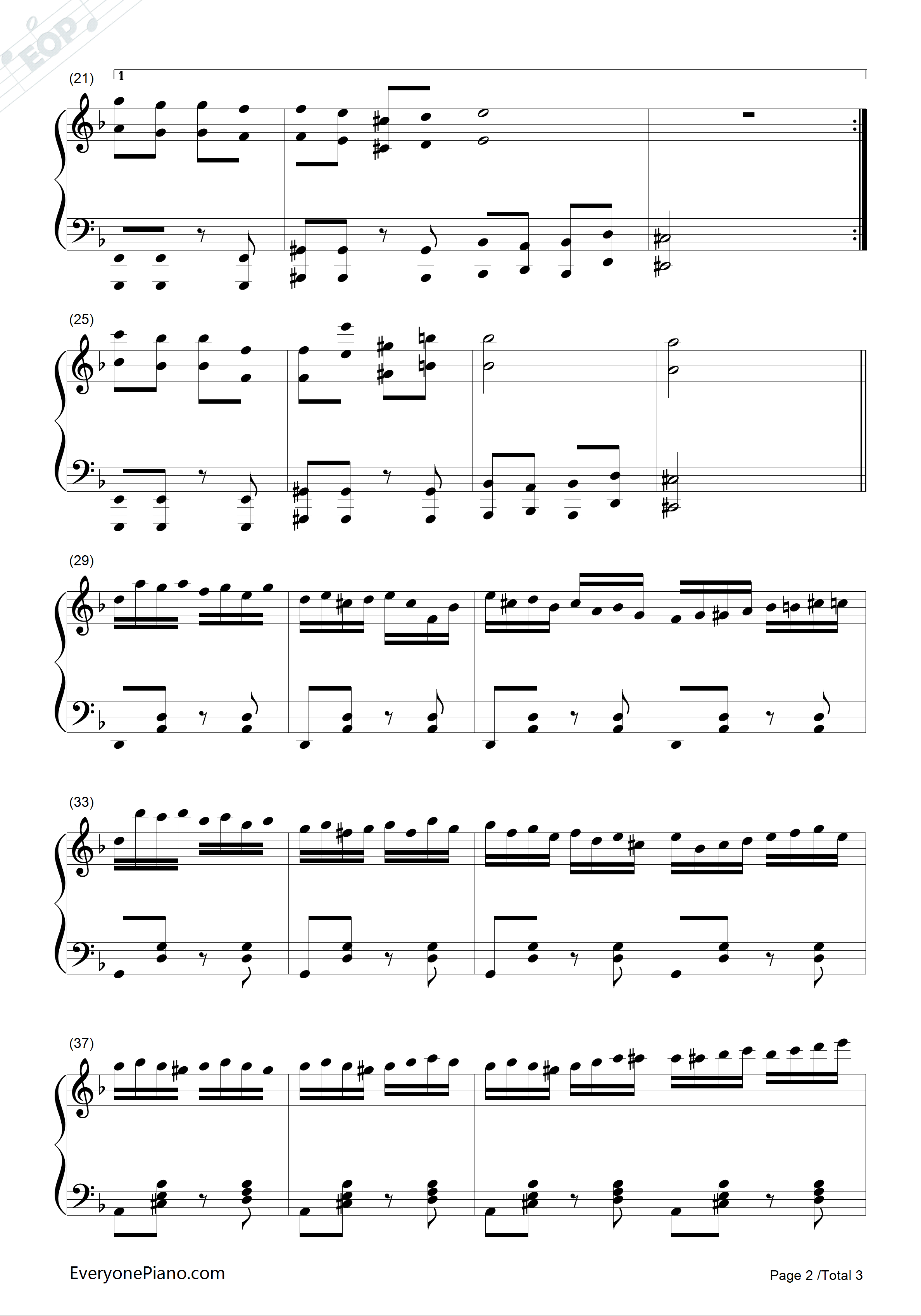 来自星星的你钢琴谱_Younha