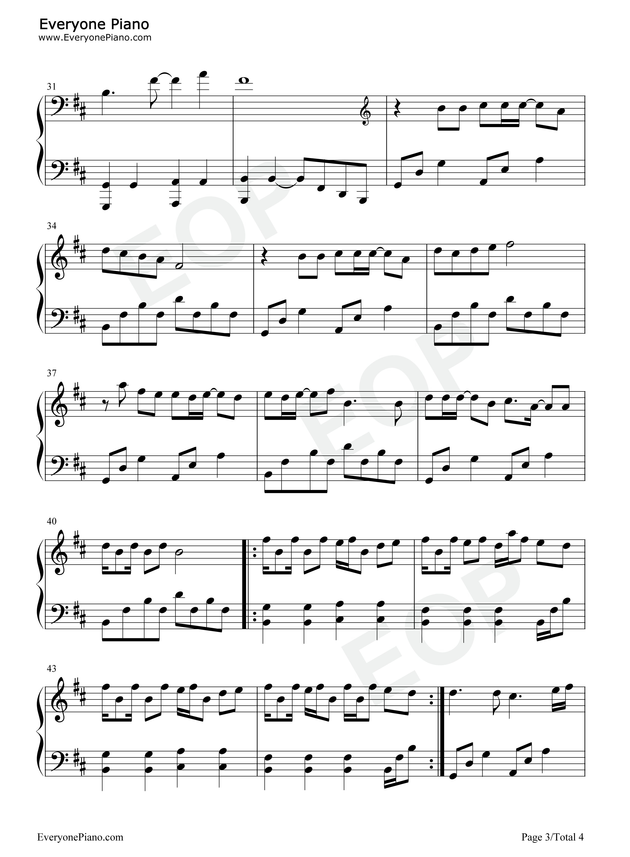 调查中钢琴谱_糯米Nomi