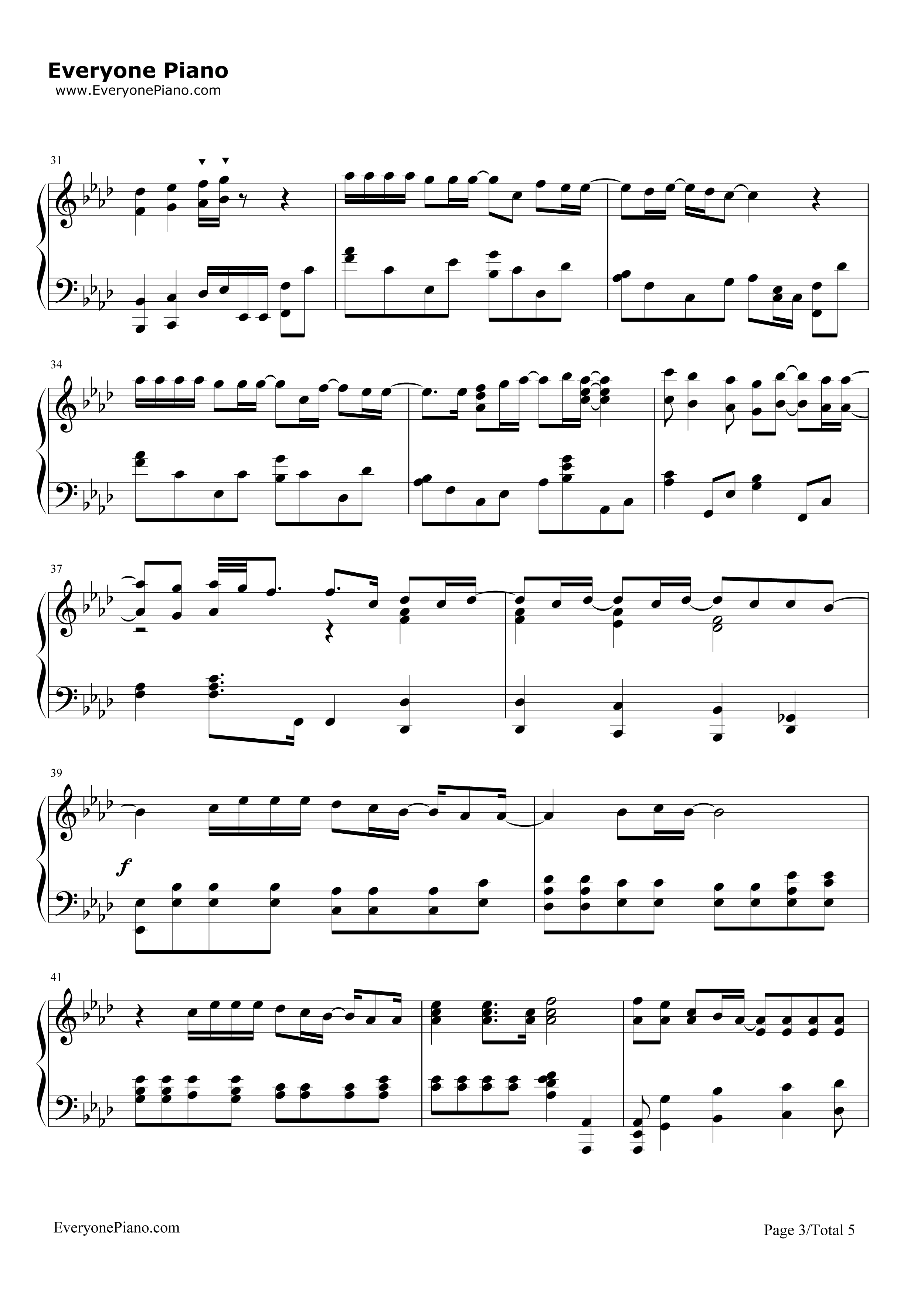 There_You'll_Be钢琴谱_Faith_Hill