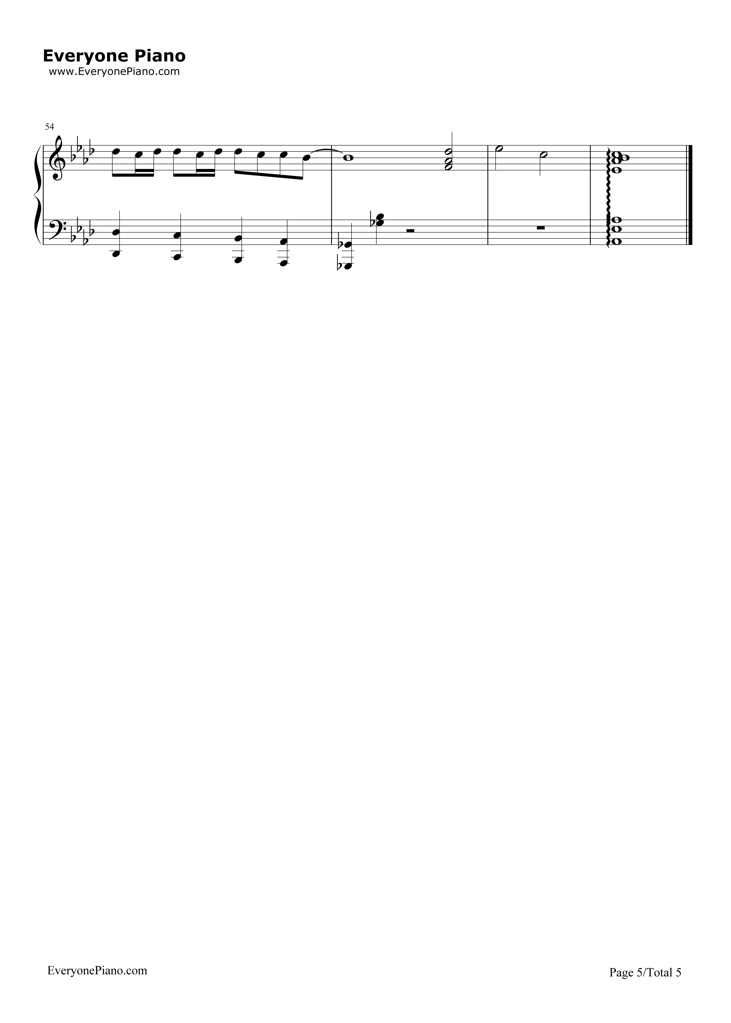 There_You'll_Be钢琴谱_Faith_Hill