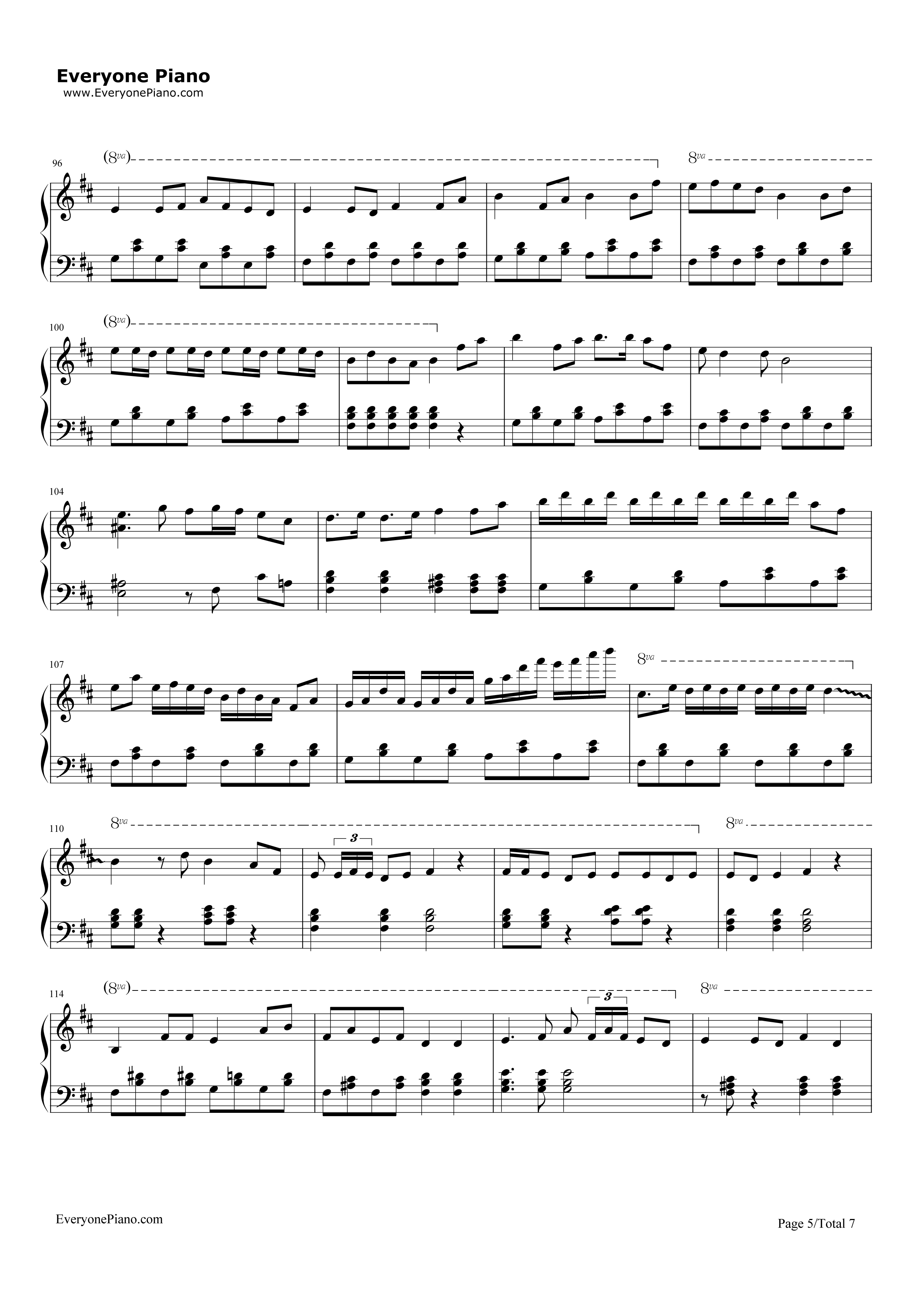 六兆年と一夜物語钢琴谱_Kemu