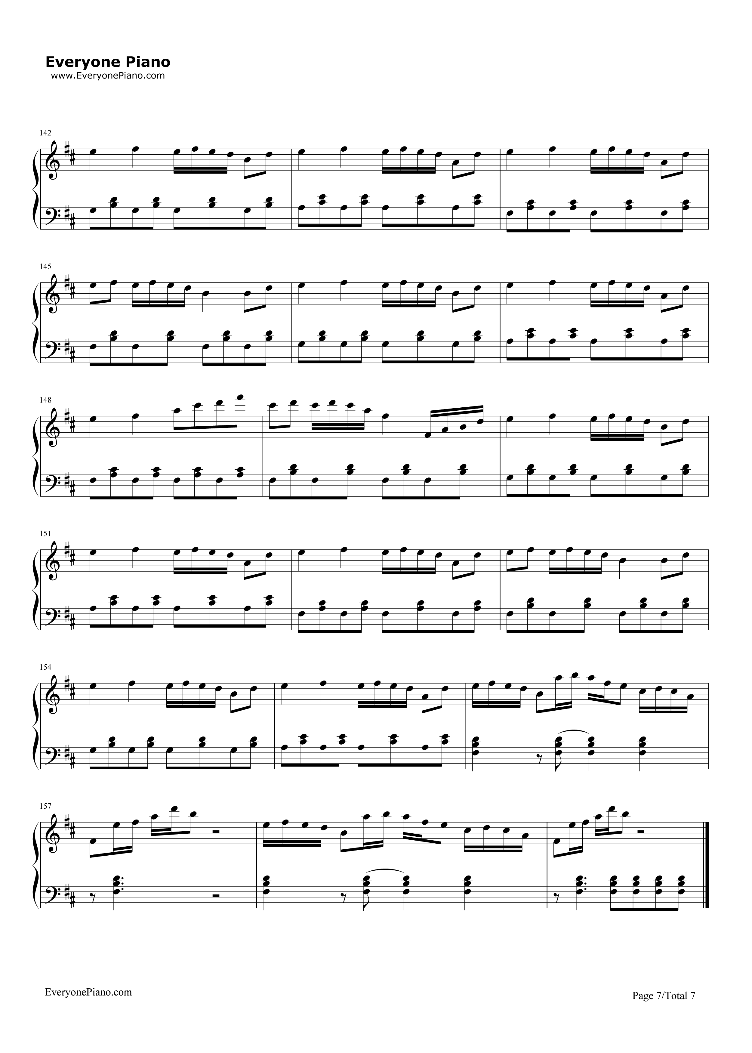 六兆年と一夜物語钢琴谱_Kemu