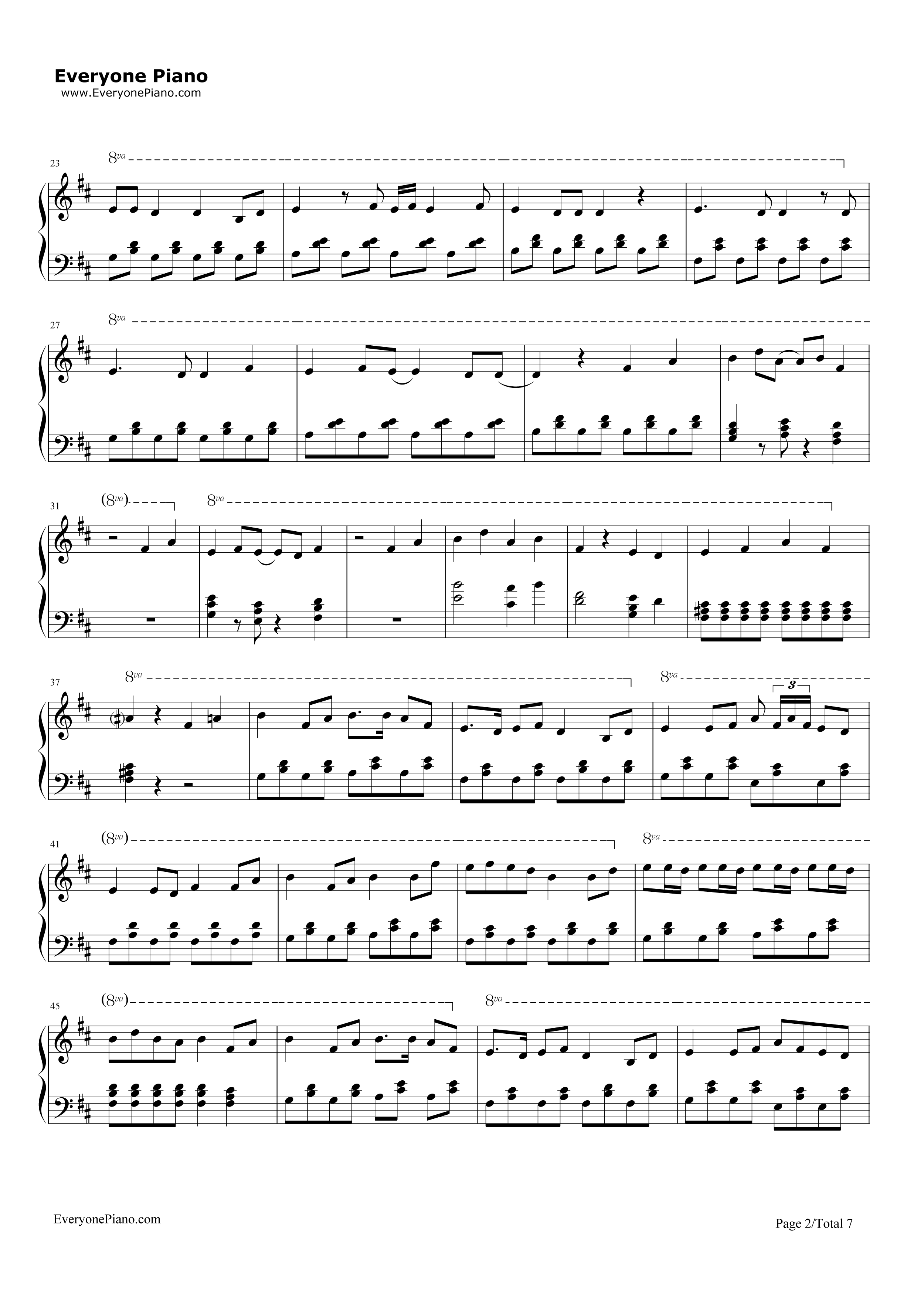 六兆年と一夜物語钢琴谱_Kemu