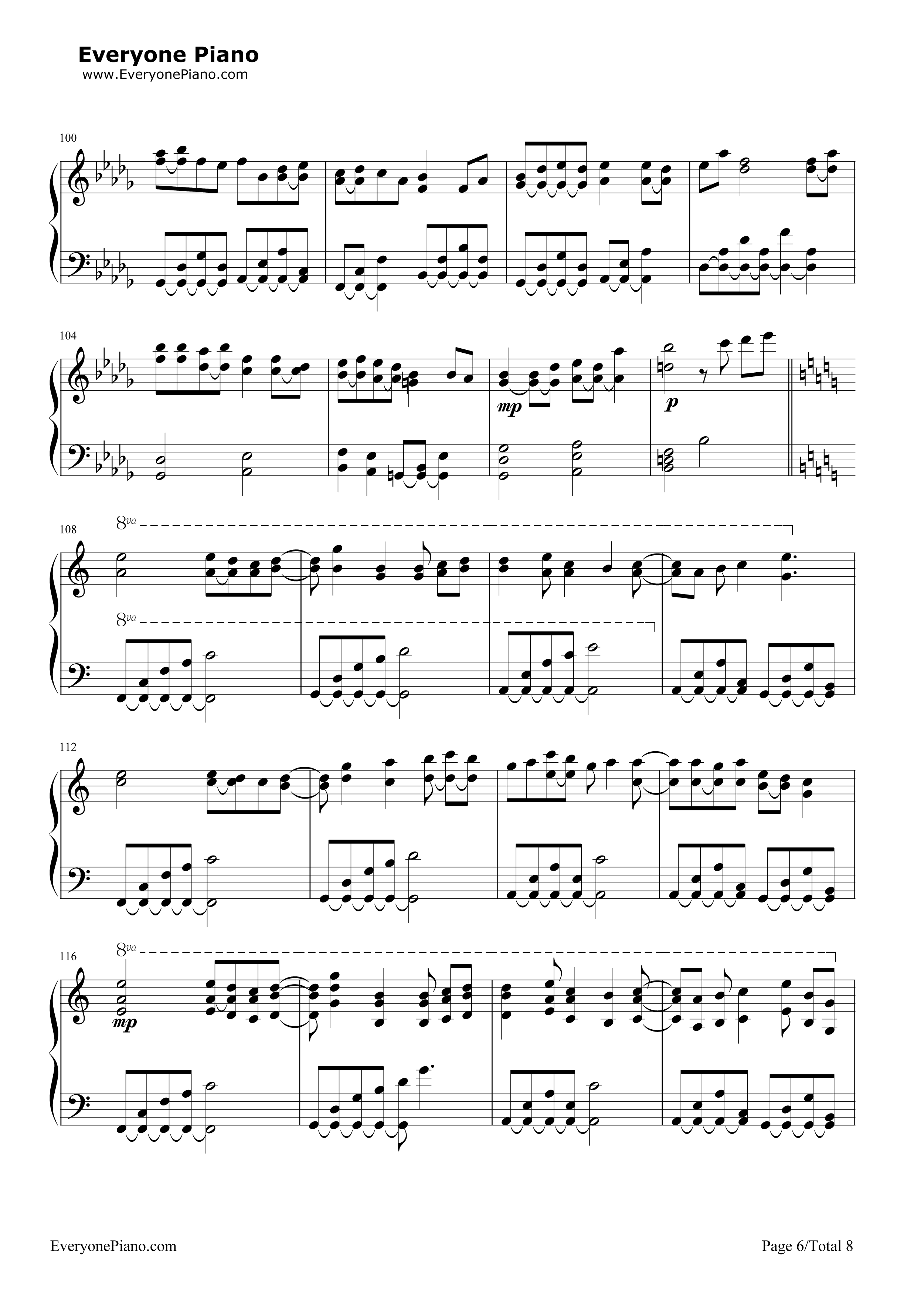 东方萃梦想钢琴谱_东方Project