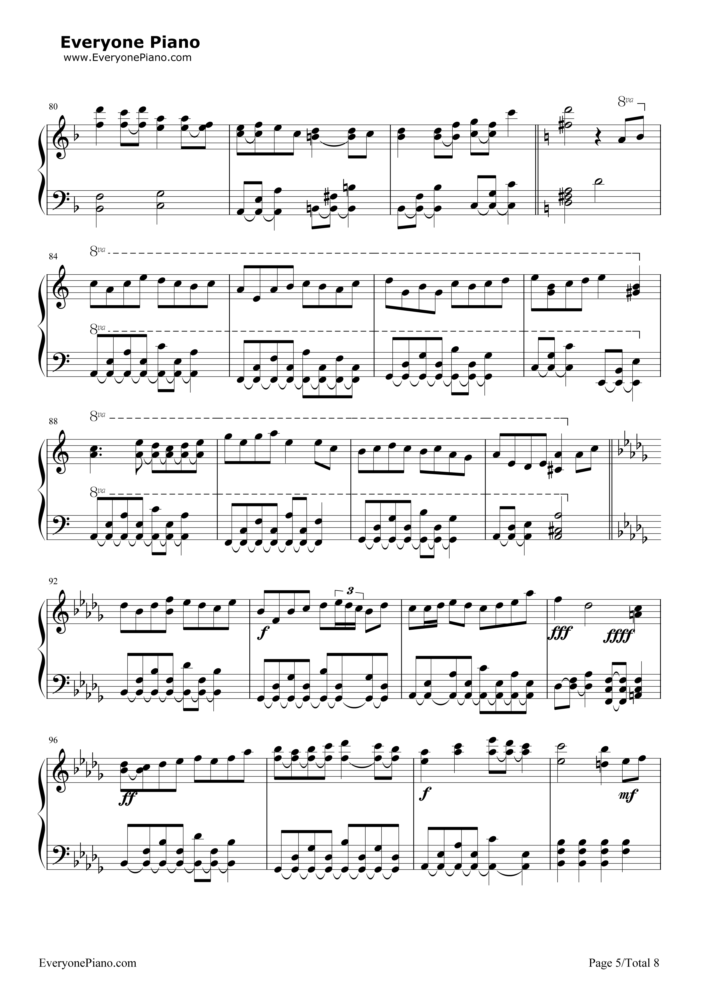 东方萃梦想钢琴谱_东方Project