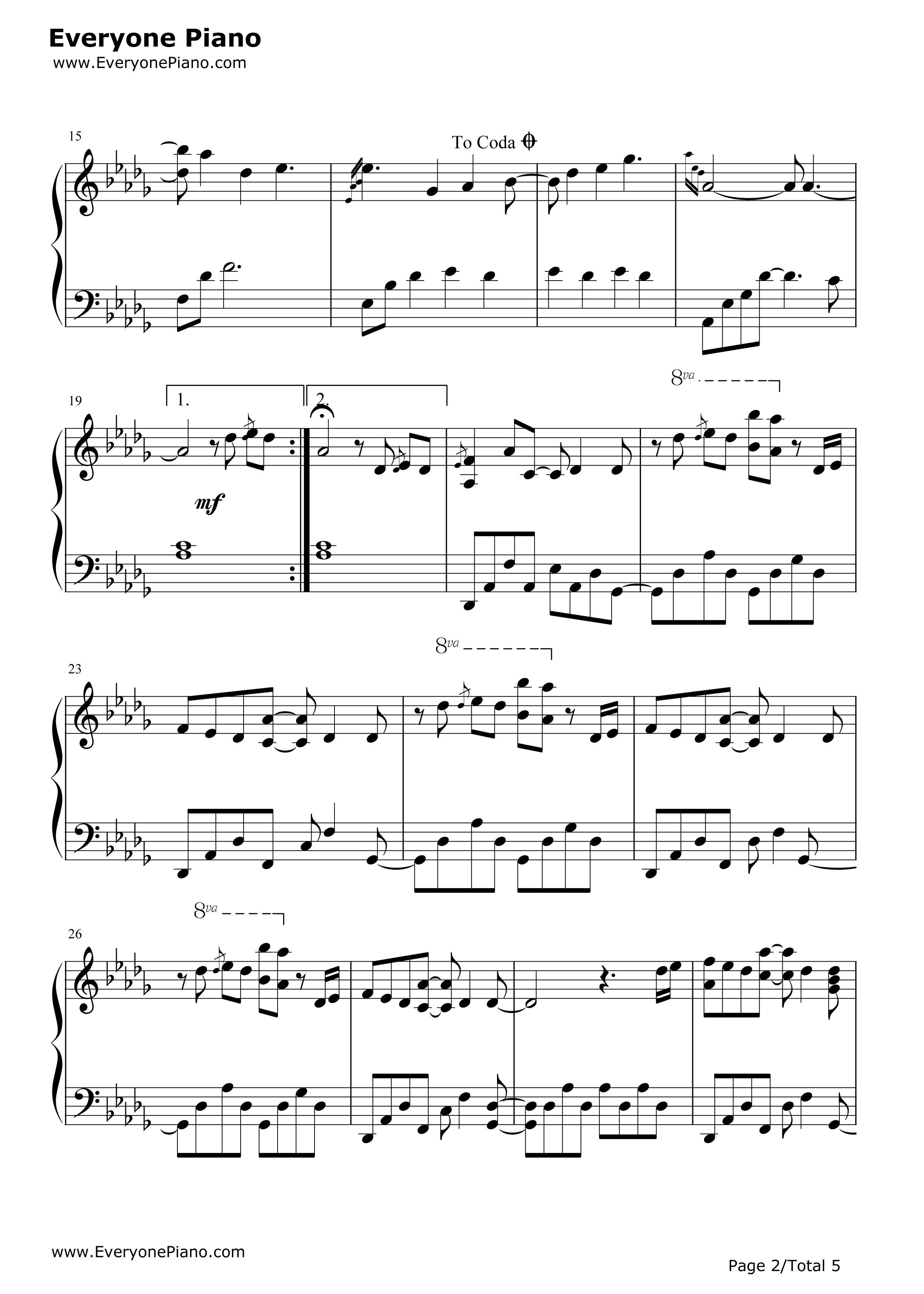 maybe钢琴谱_李闰珉