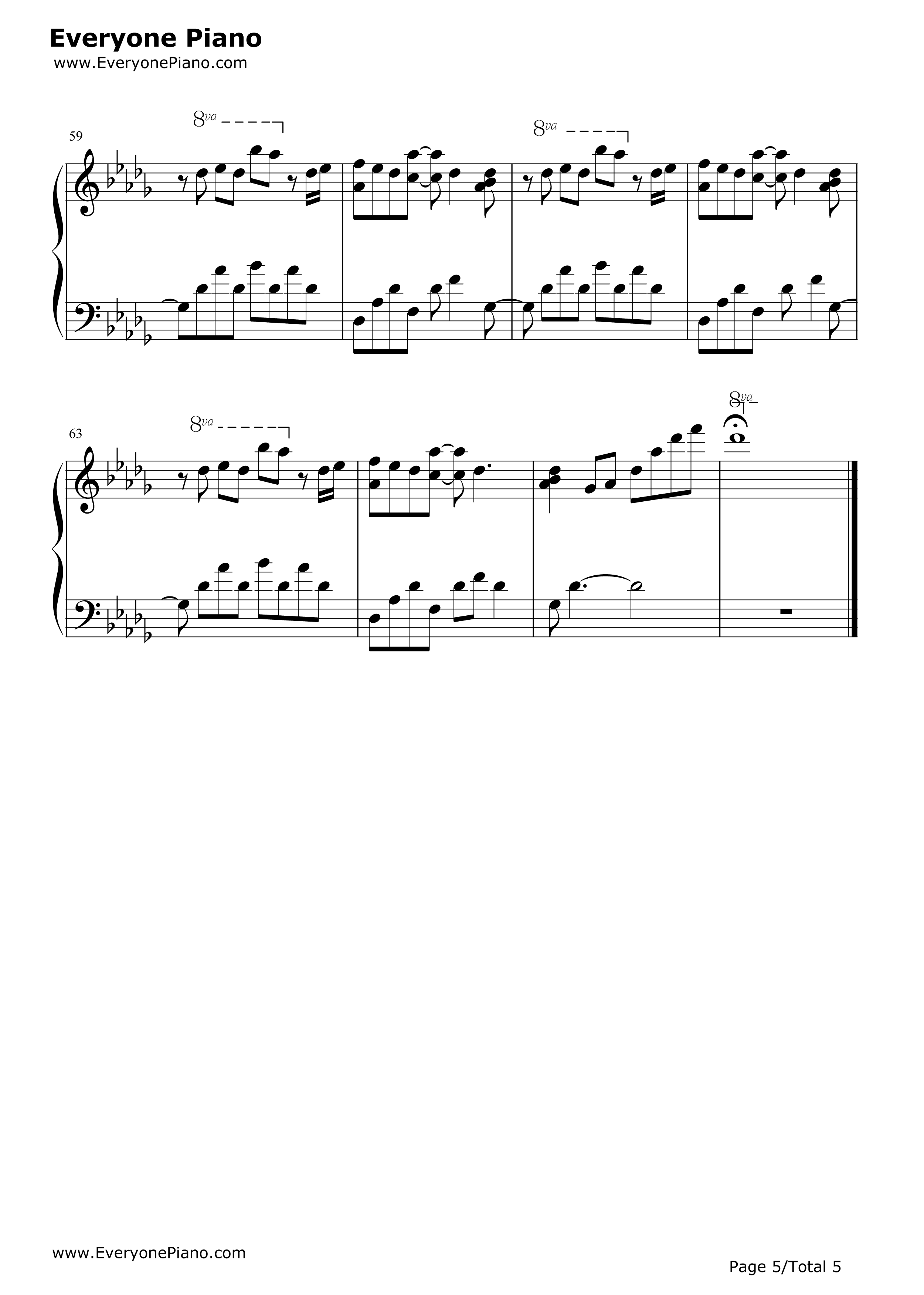 maybe钢琴谱_李闰珉