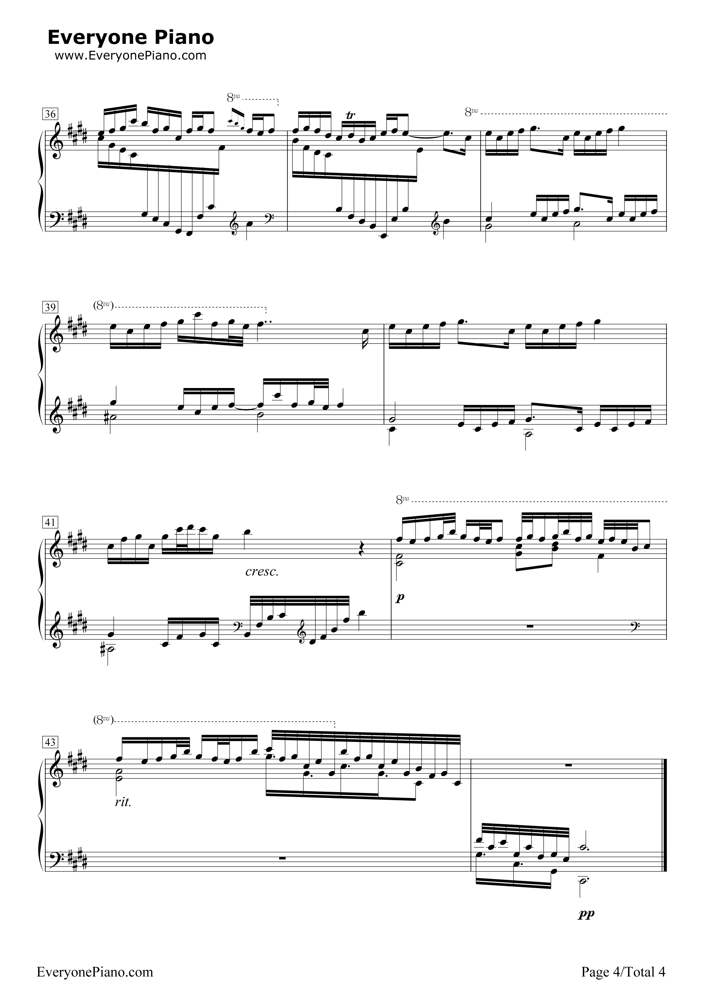 醉孤舟钢琴谱_未知