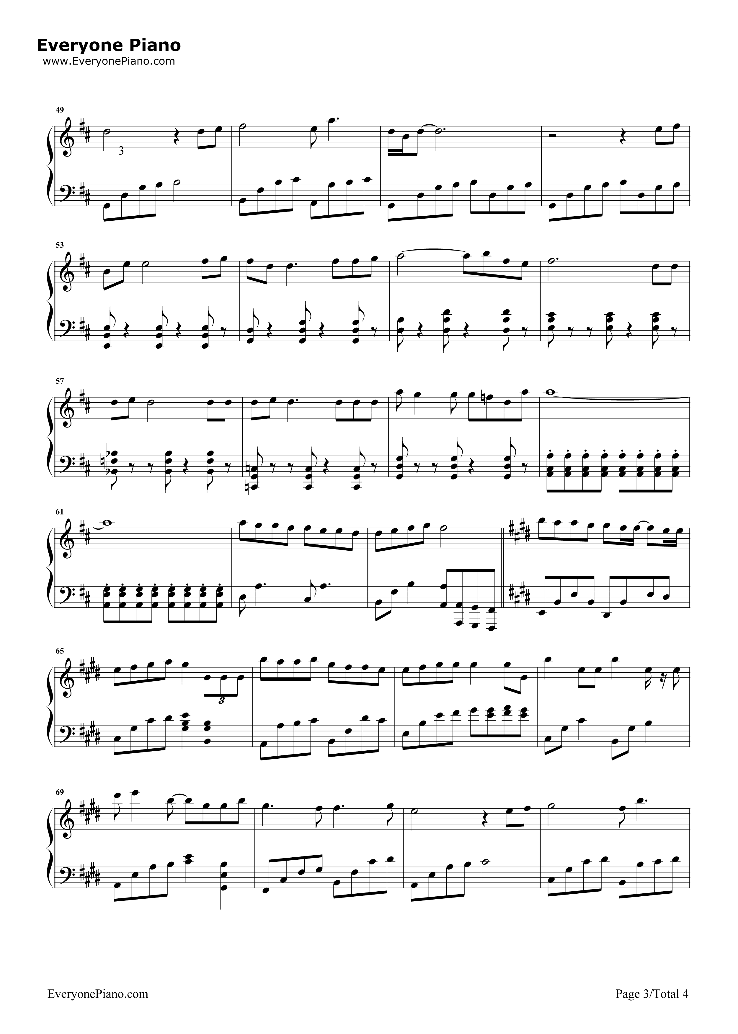 我为你歌唱When_It's_Lonely钢琴谱_曲婉婷