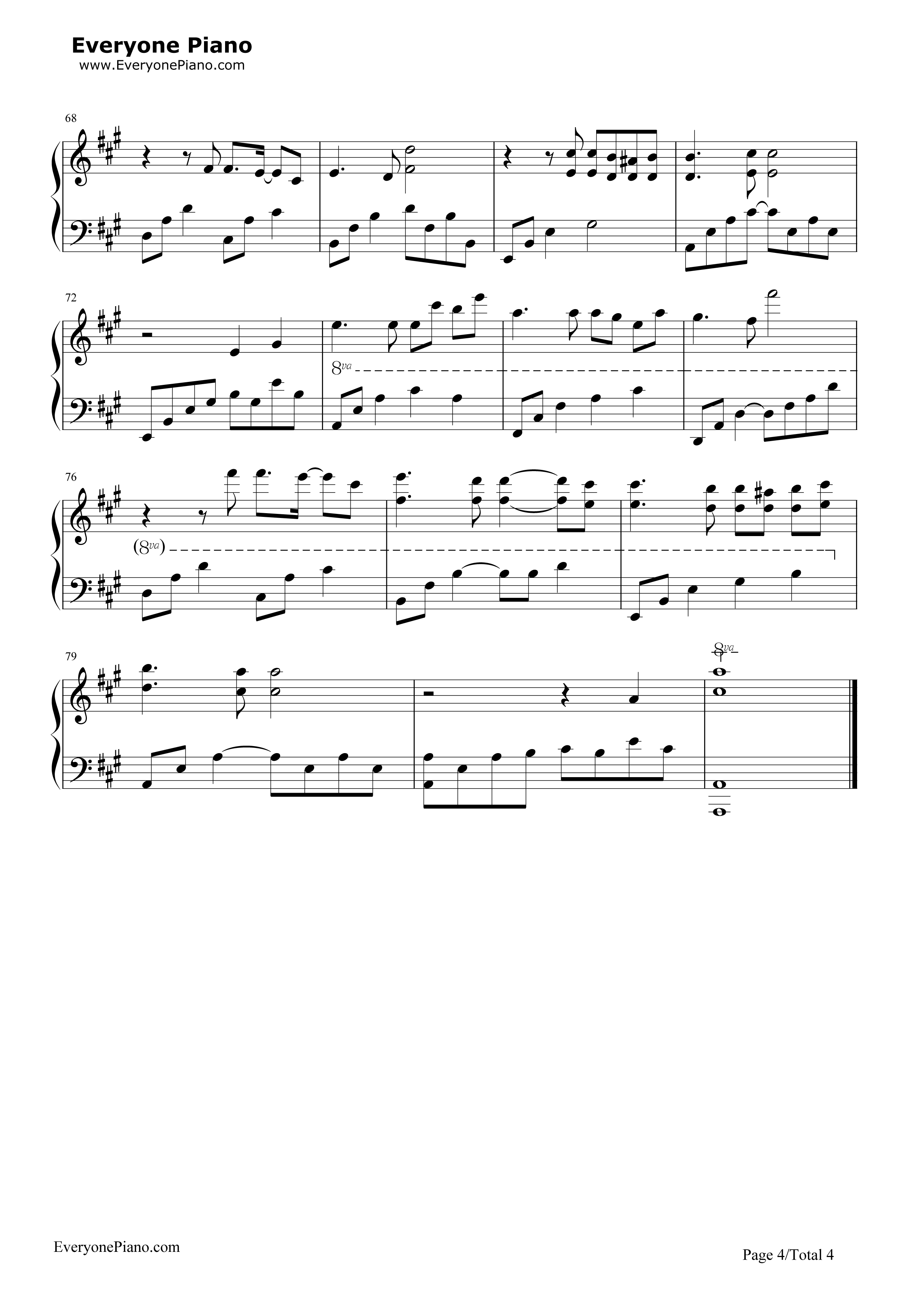 November钢琴谱_金允