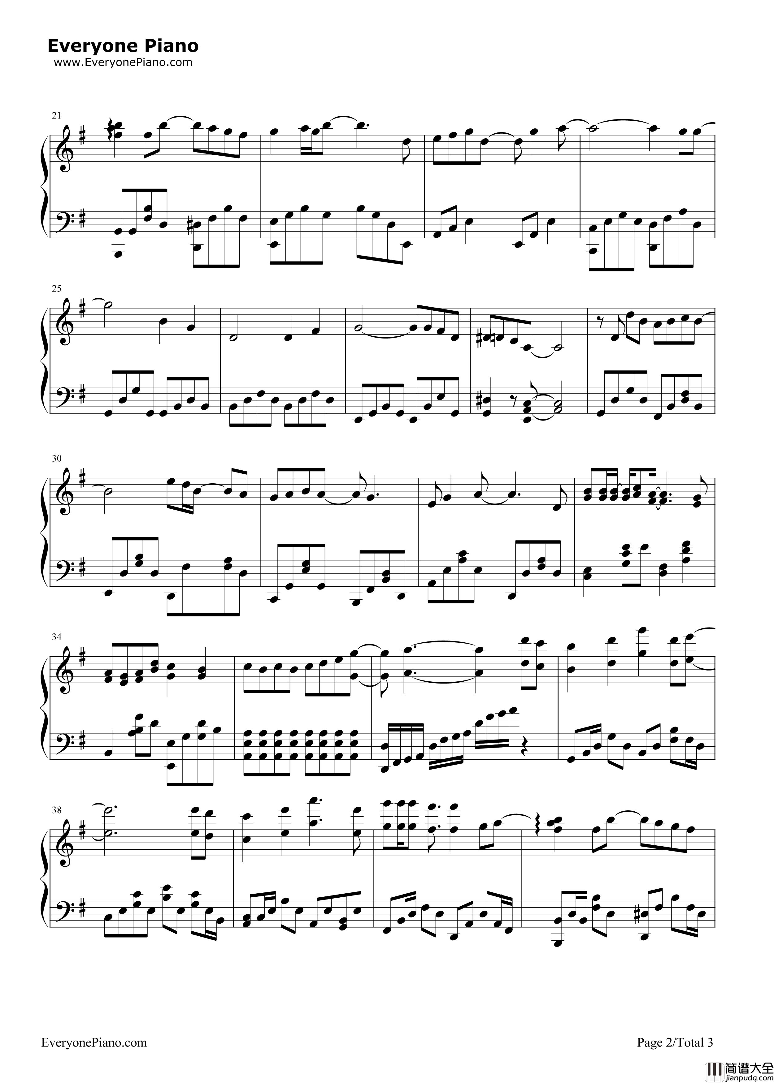 唯一的人钢琴谱_金炯秀（K.Will）