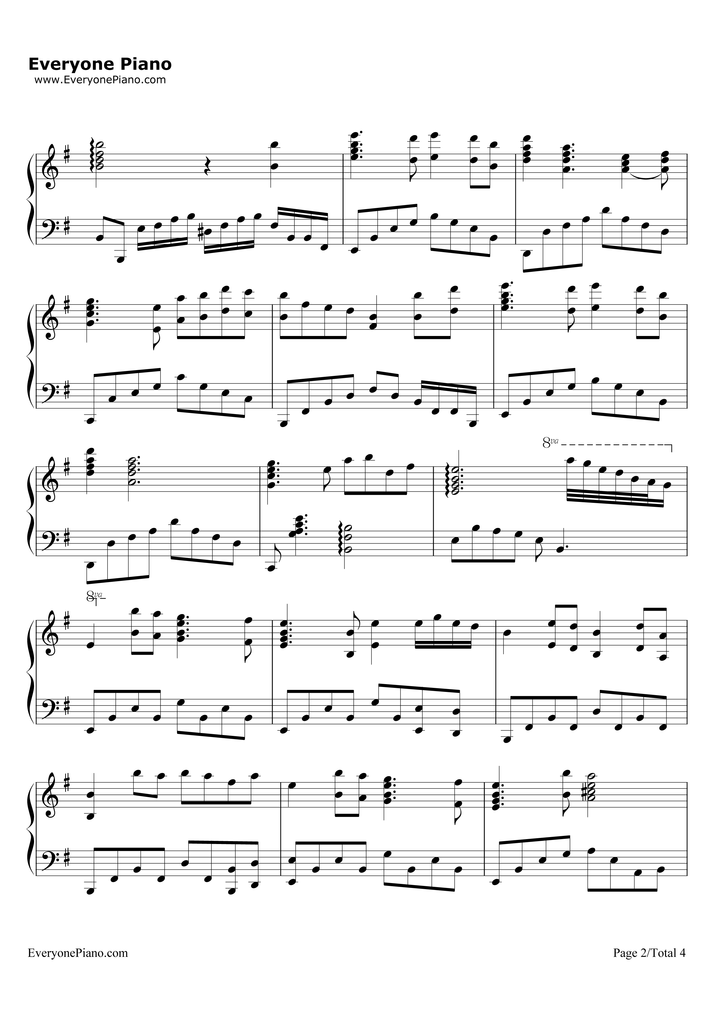 _铁血丹心_完美演奏版钢琴谱_罗文__甄妮