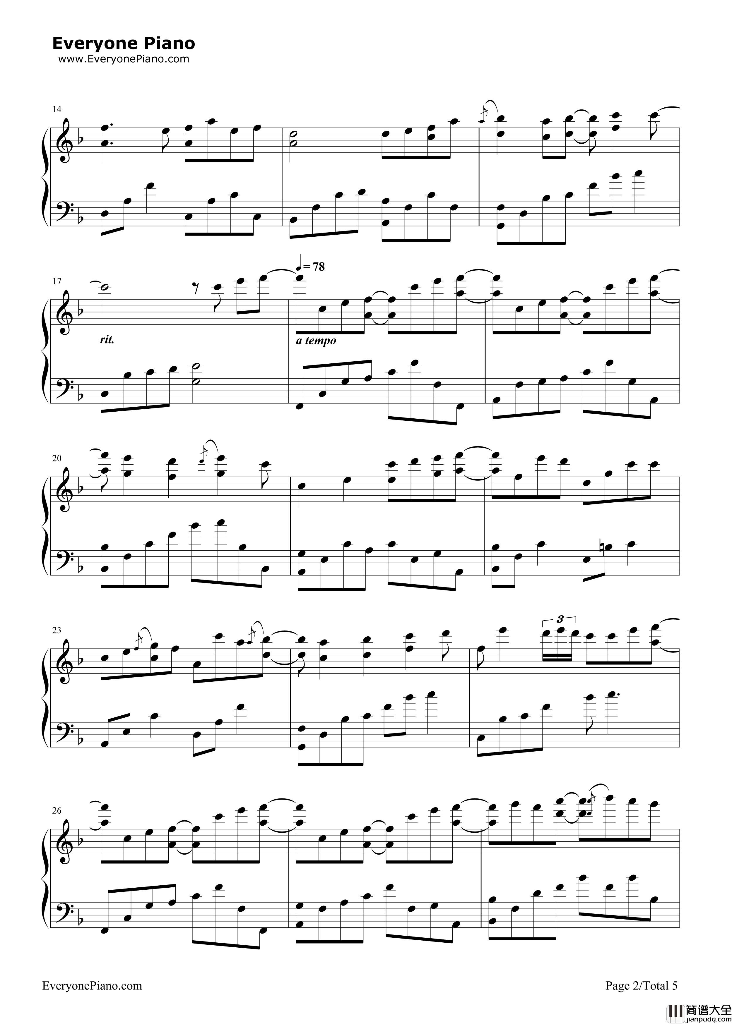 Love_Me钢琴谱_李闰珉