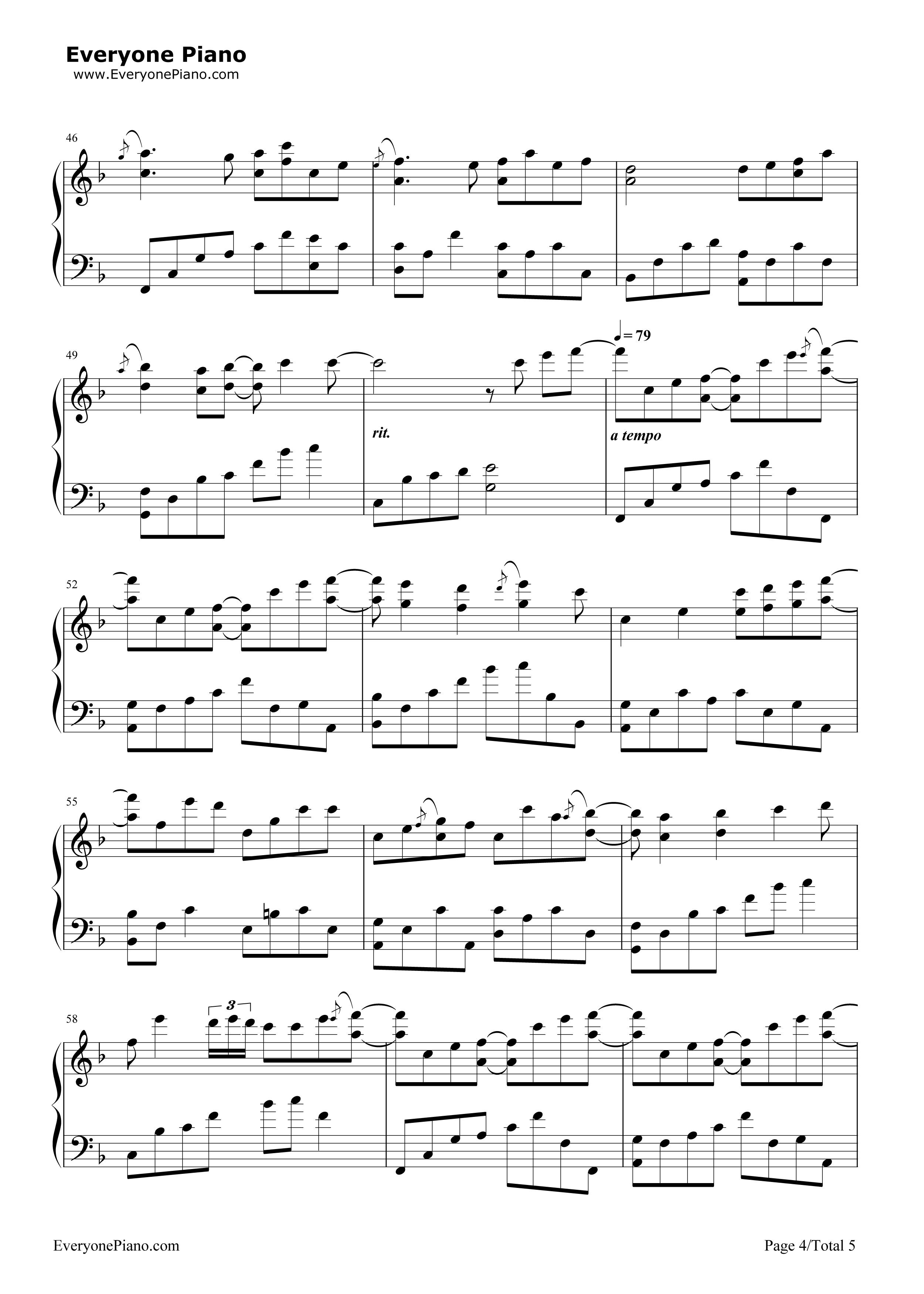 Love_Me钢琴谱_李闰珉