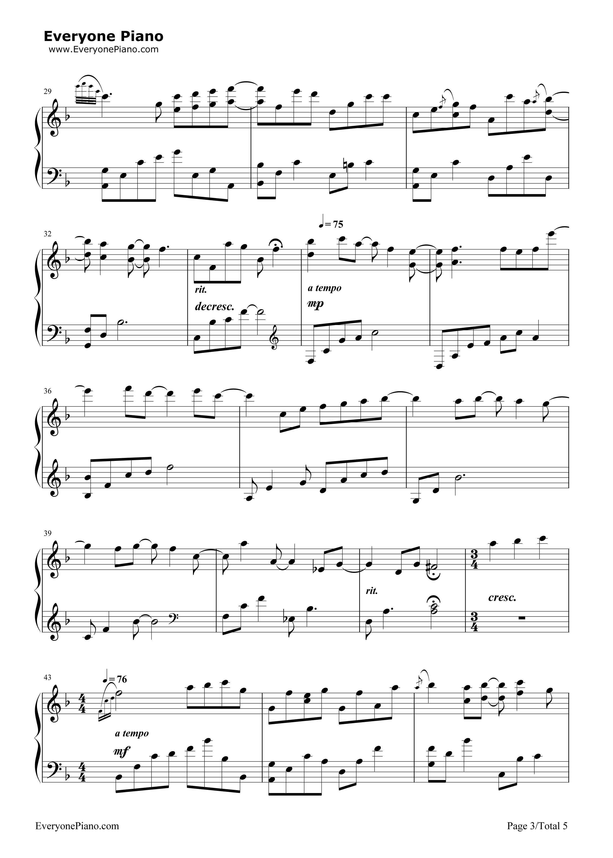 Love_Me钢琴谱_李闰珉