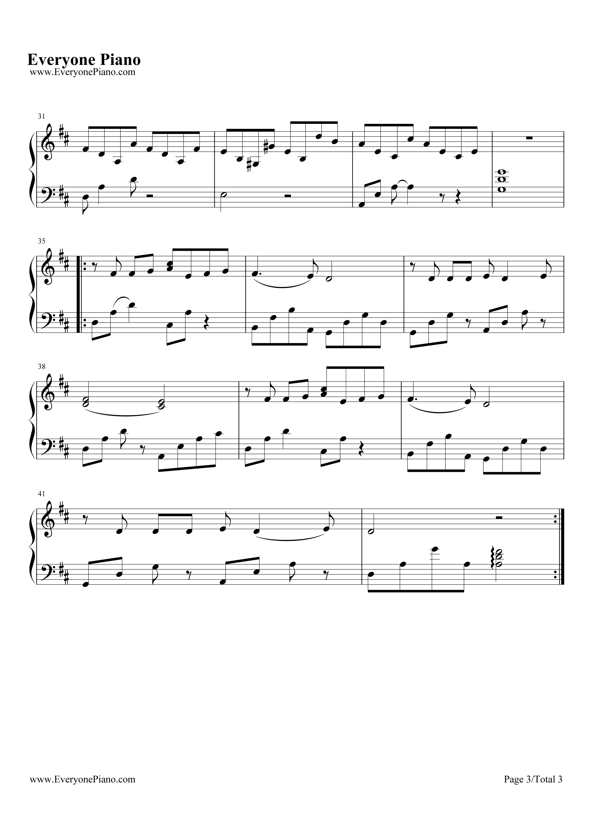 阳光下安静的猫钢琴谱_未知